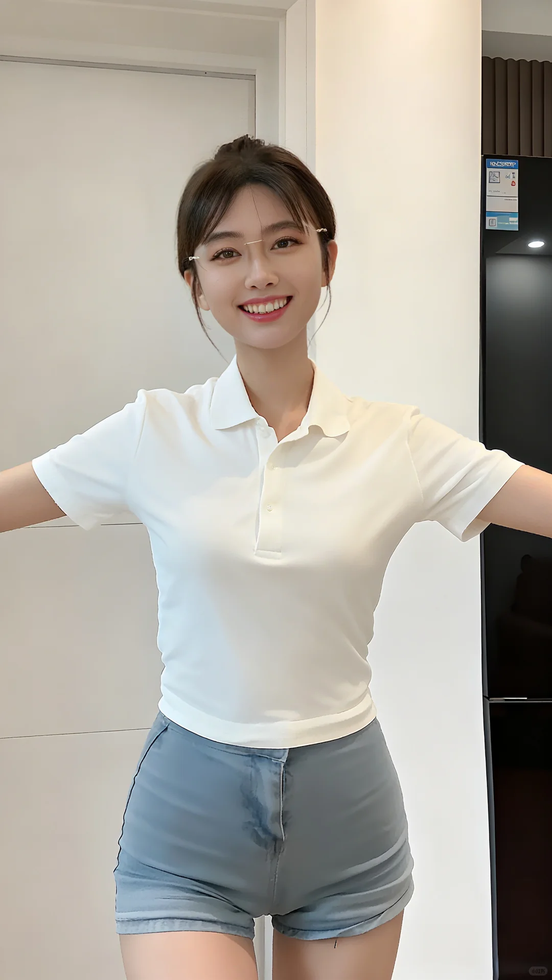 今天女朋友尝试新的穿搭