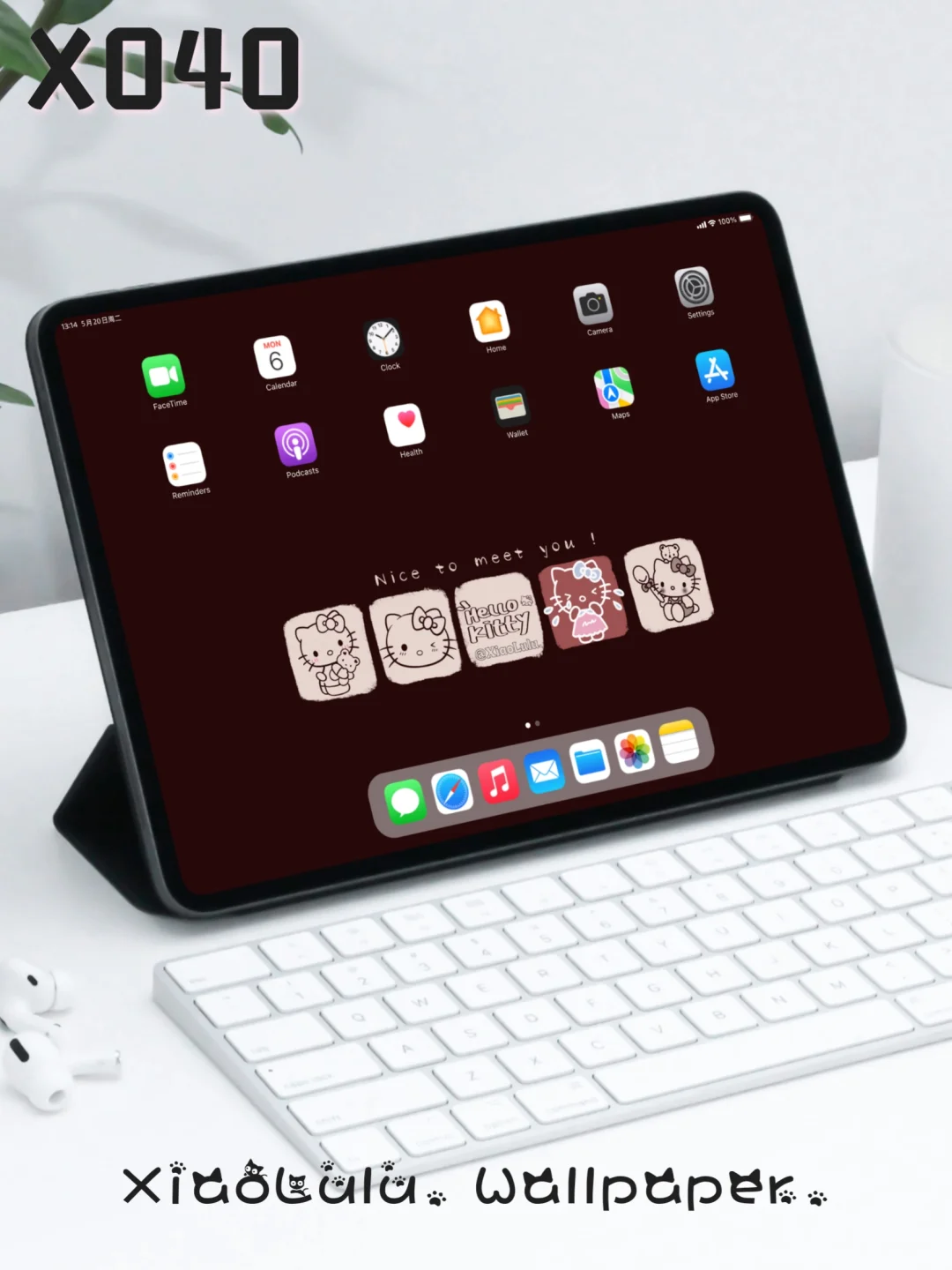 X040丨平板壁纸丨可爱kityy壁纸丨正念壁纸