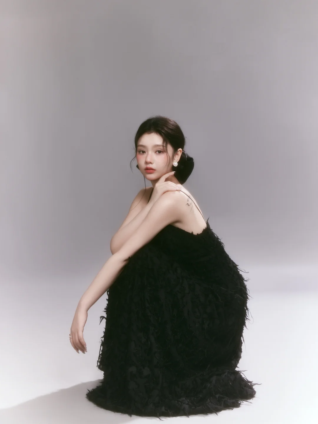 今天是韩系公主～🖤妥妥的富家千金即视感