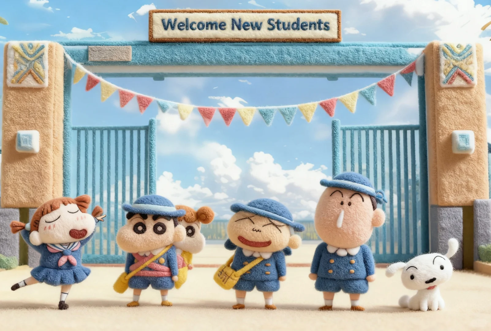 好可爱的小新毛绒壁纸！！