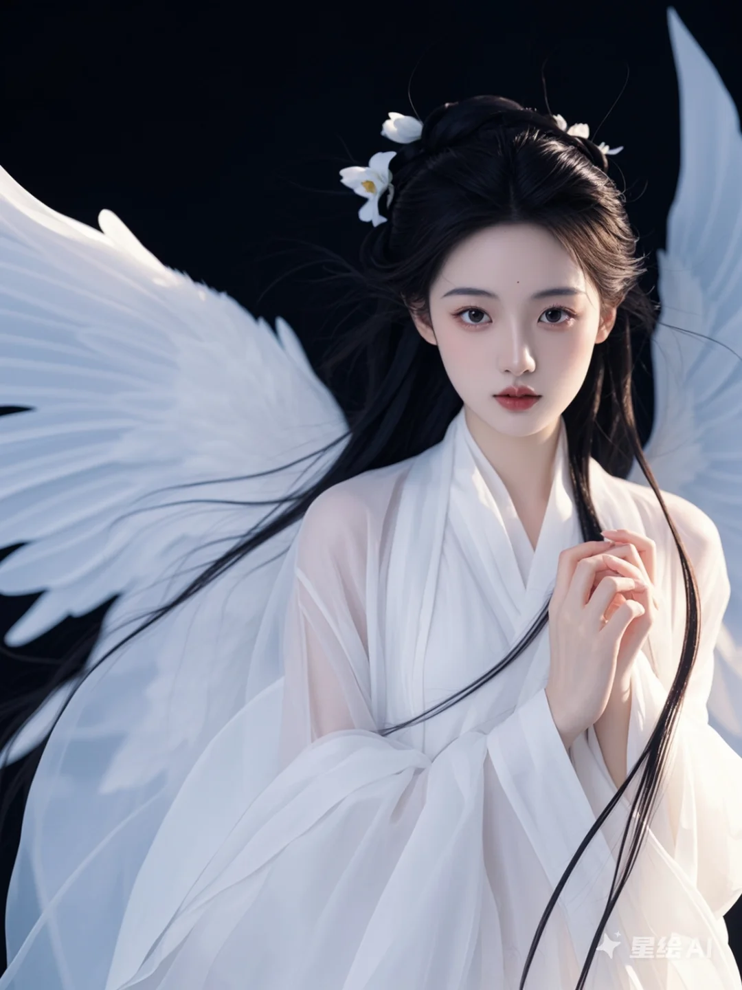 黑发天使｜数字写真