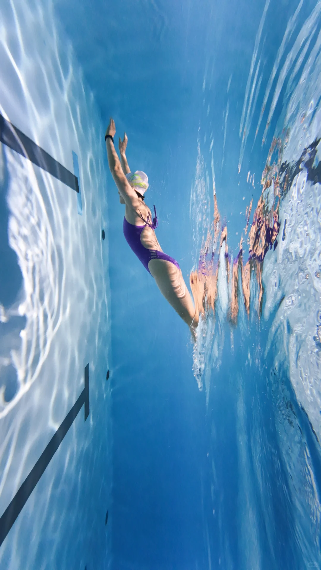 当你会游泳以后～～～♥爱上自己的瞬间