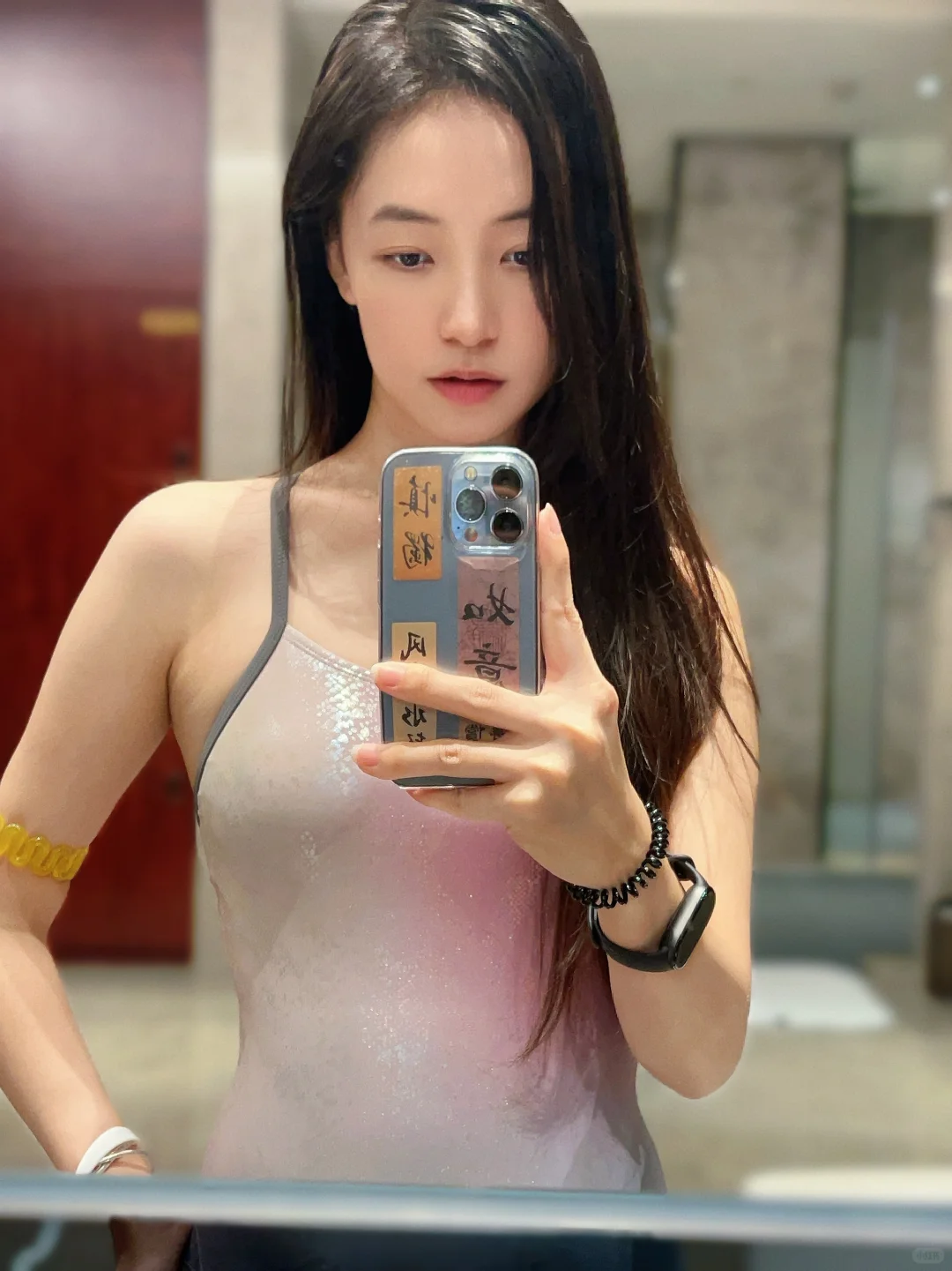 冬天游泳的动力来自漂亮的新鱼皮🩱