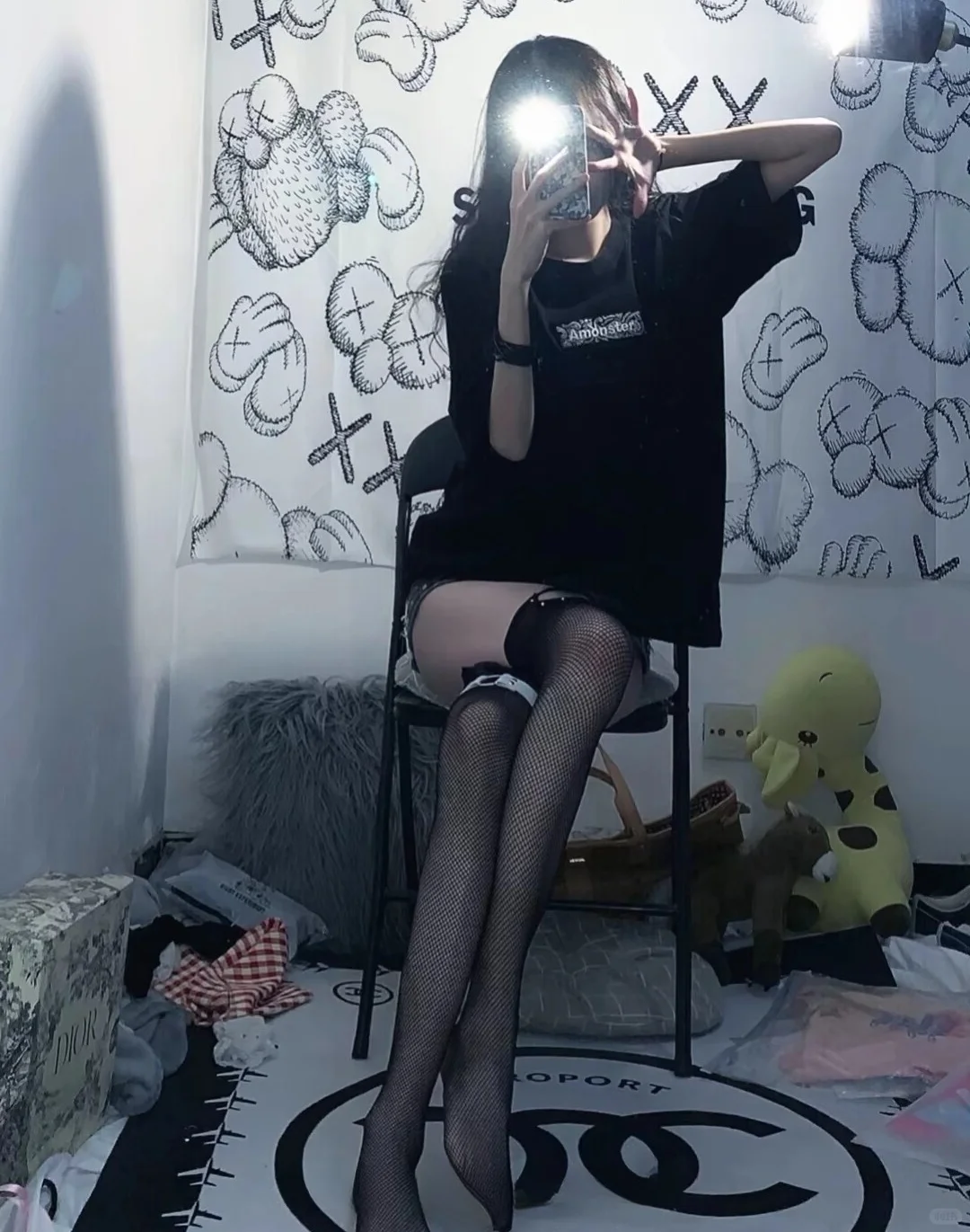 #辣妹白丝 #超薄丝袜 #氛围感穿搭