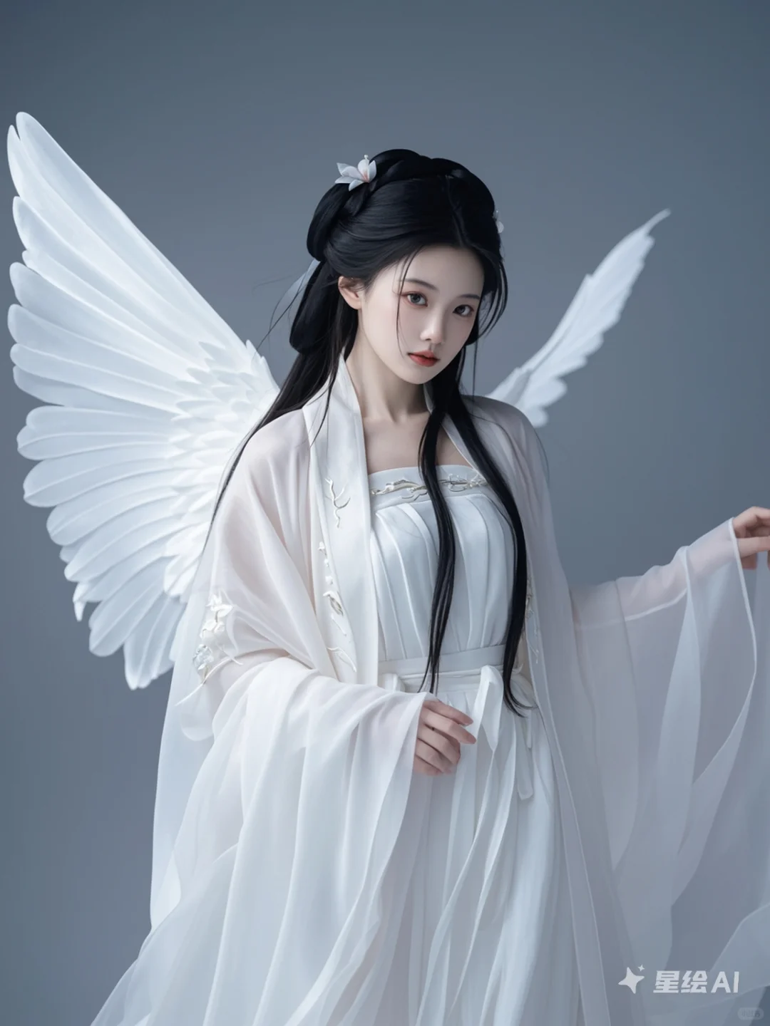 黑发天使｜数字写真