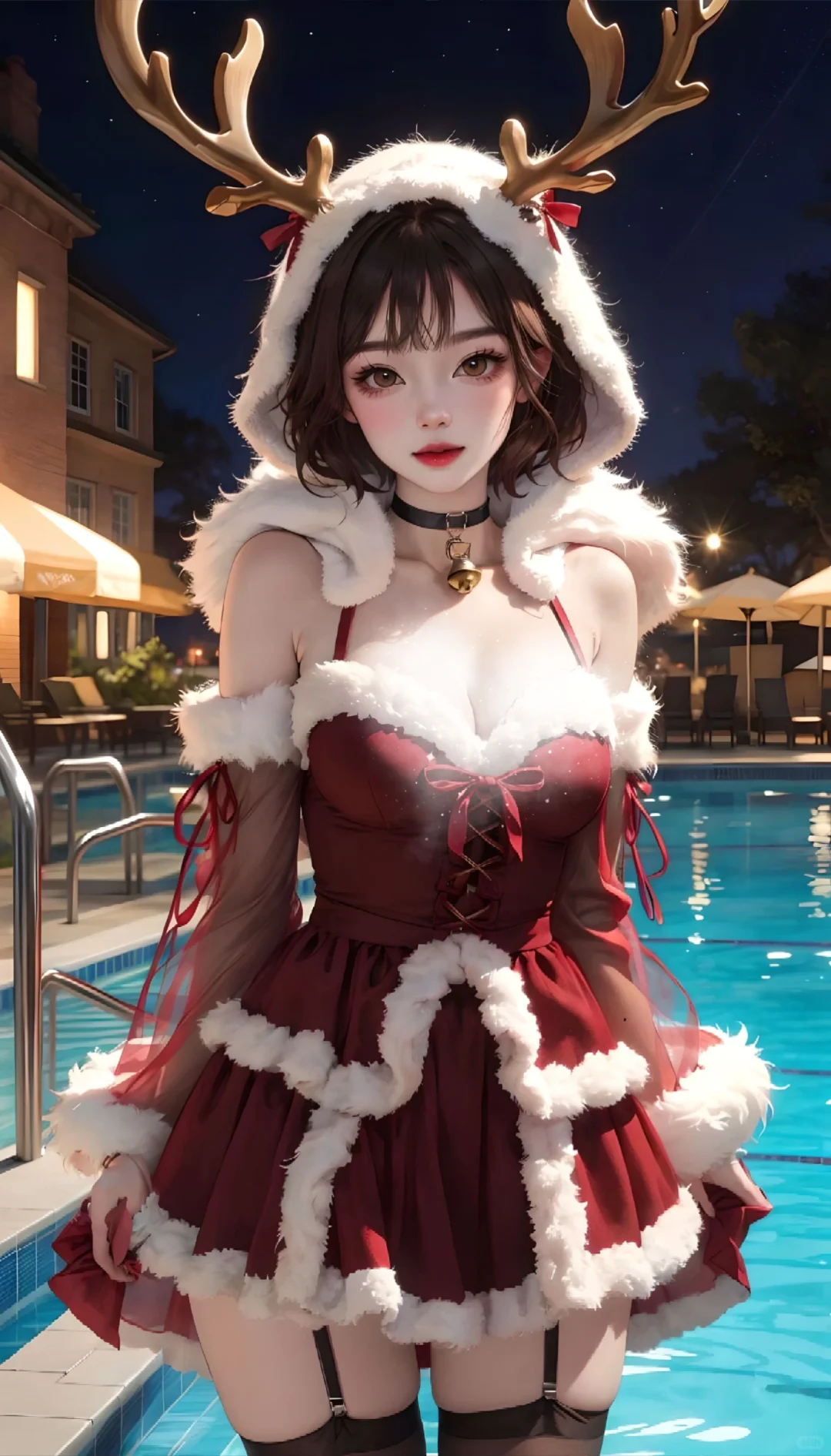 AI绘画之圣诞女友