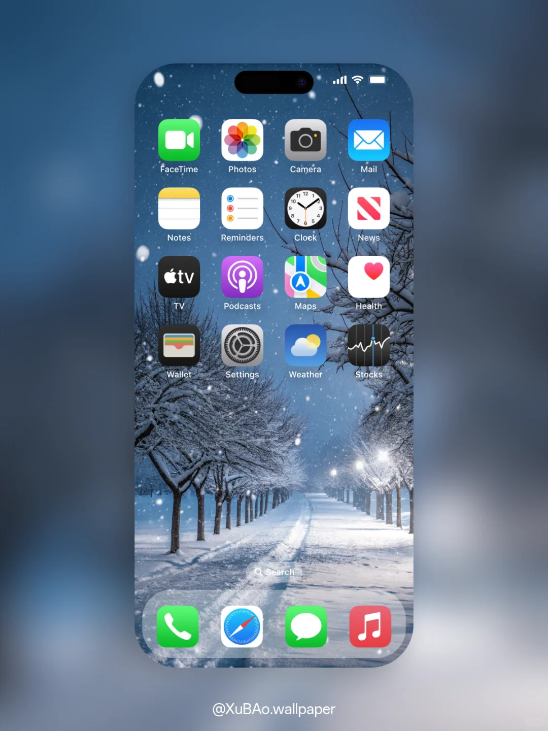 C2522 | 4k壁纸 | 漫漫雪路