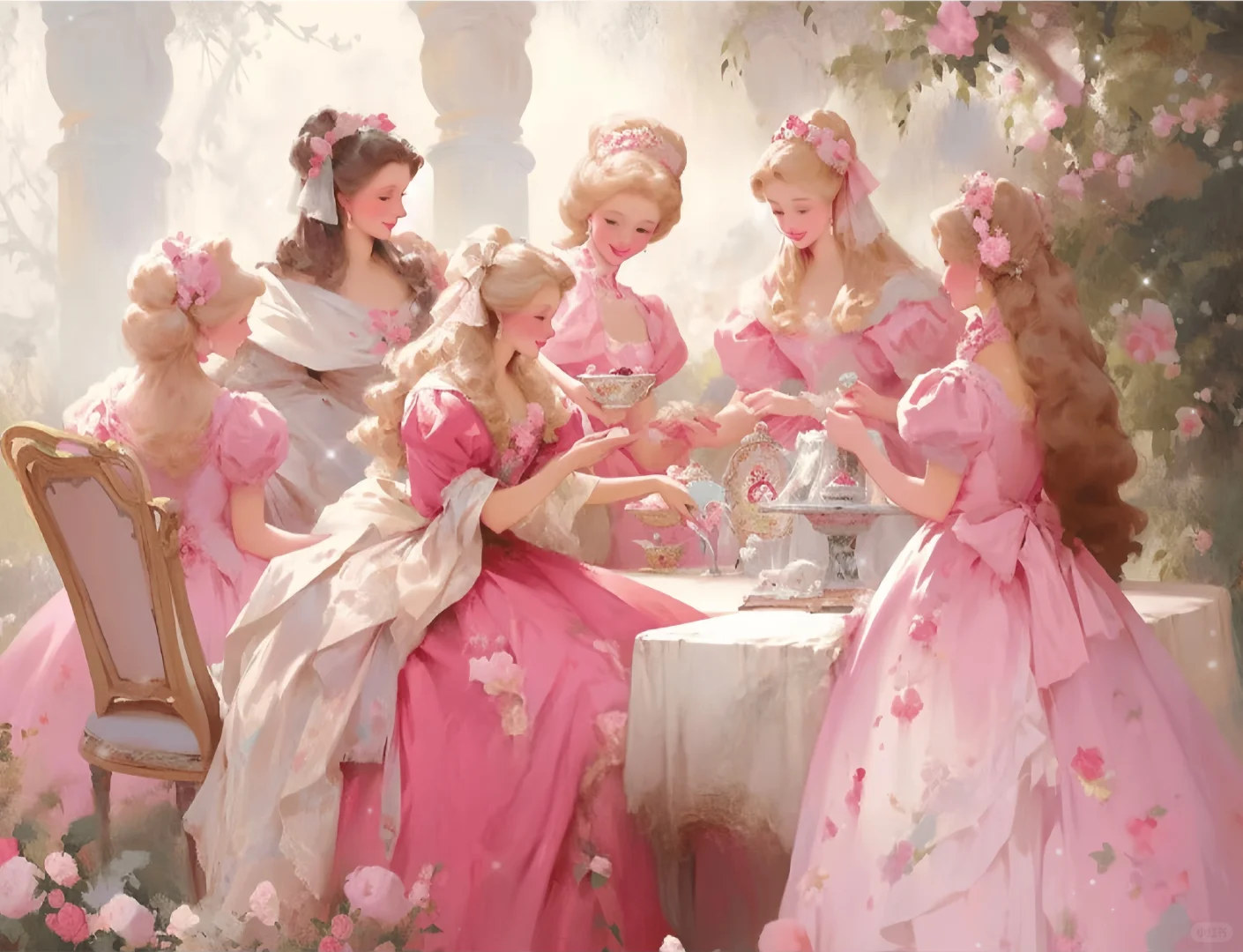 iPad壁纸 | 公主的茶话会🎀