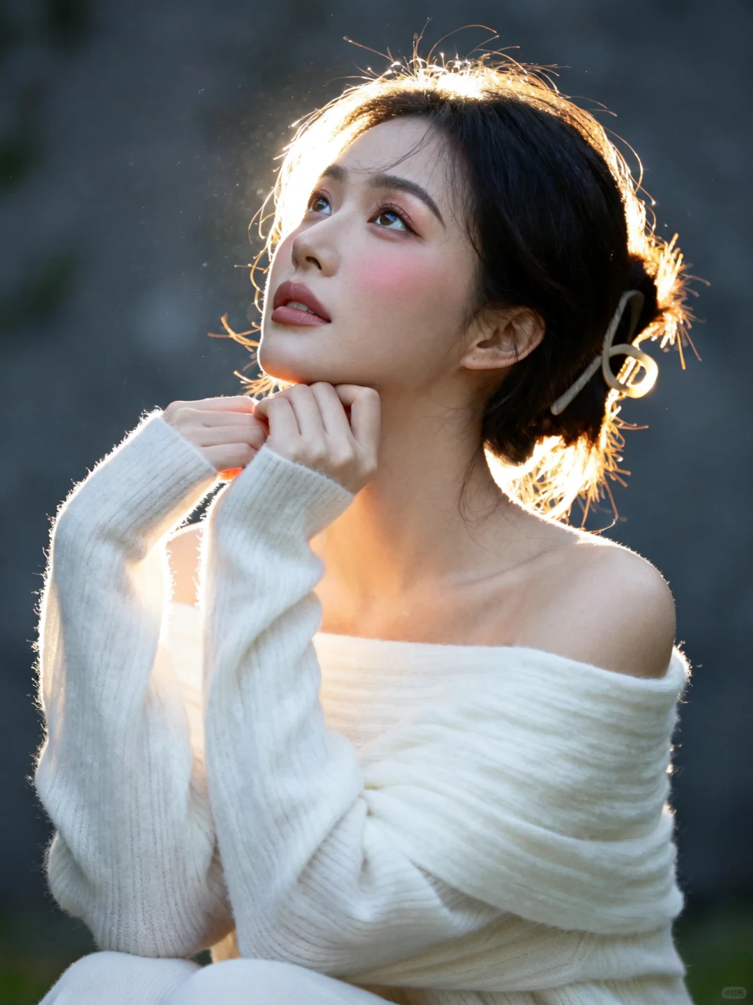 秋冬温柔白月光📷光影氛围感写真附口令