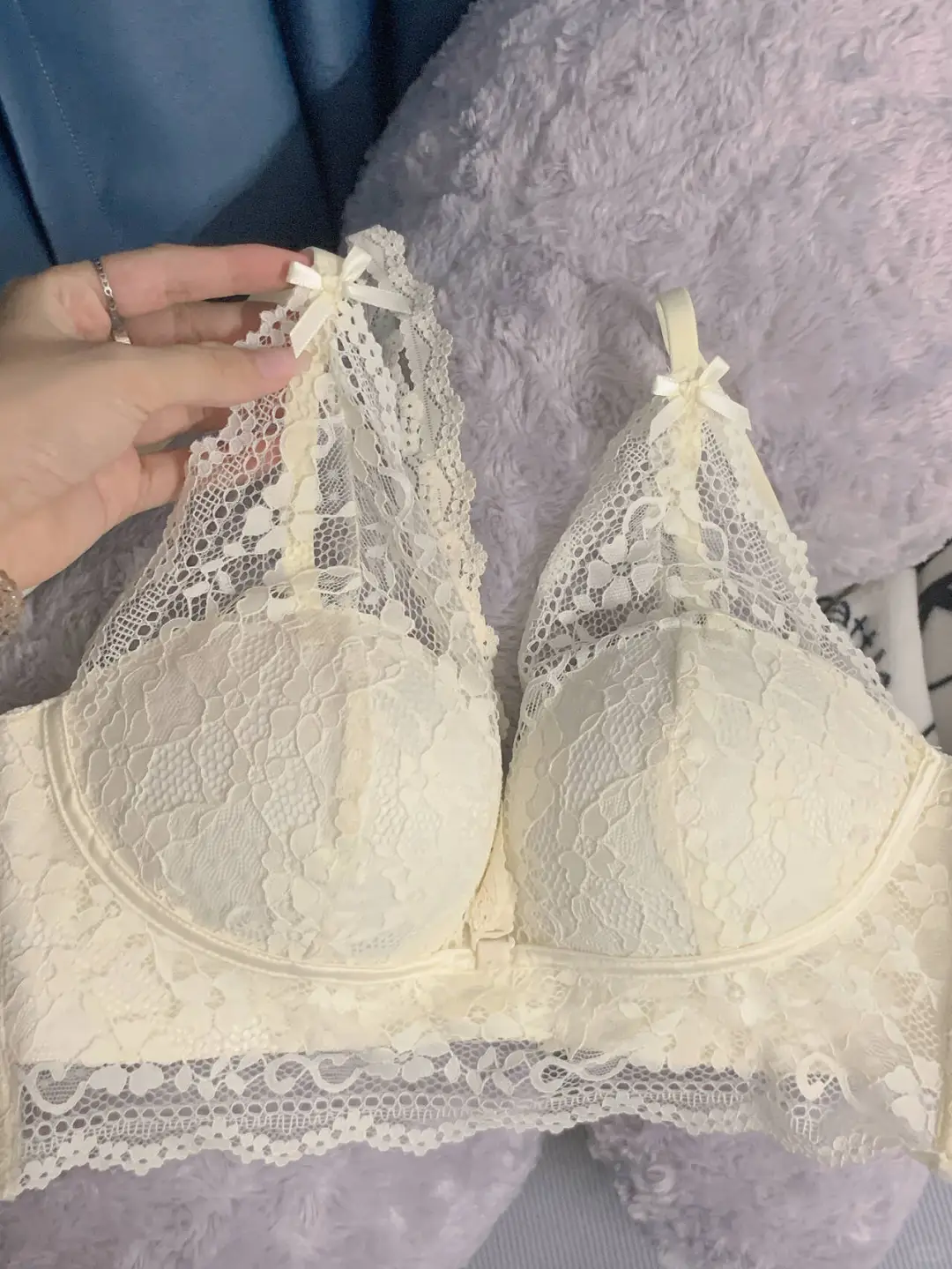 谁懂啊！这件又纯又欲的蕾丝聚拢内衣才25.8