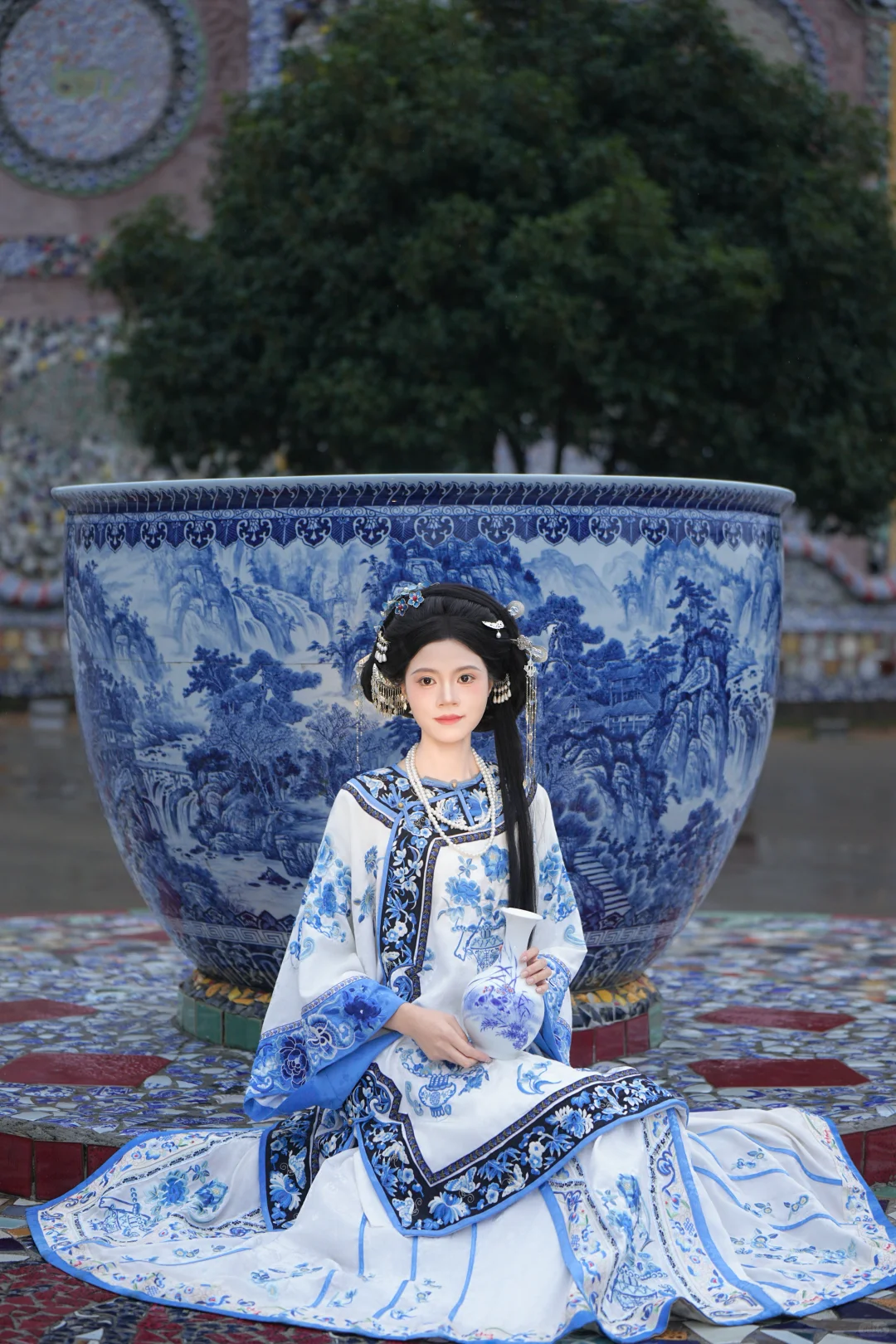 景德镇清汉女写真🔥、瓷宫被问爆的9️⃣机位