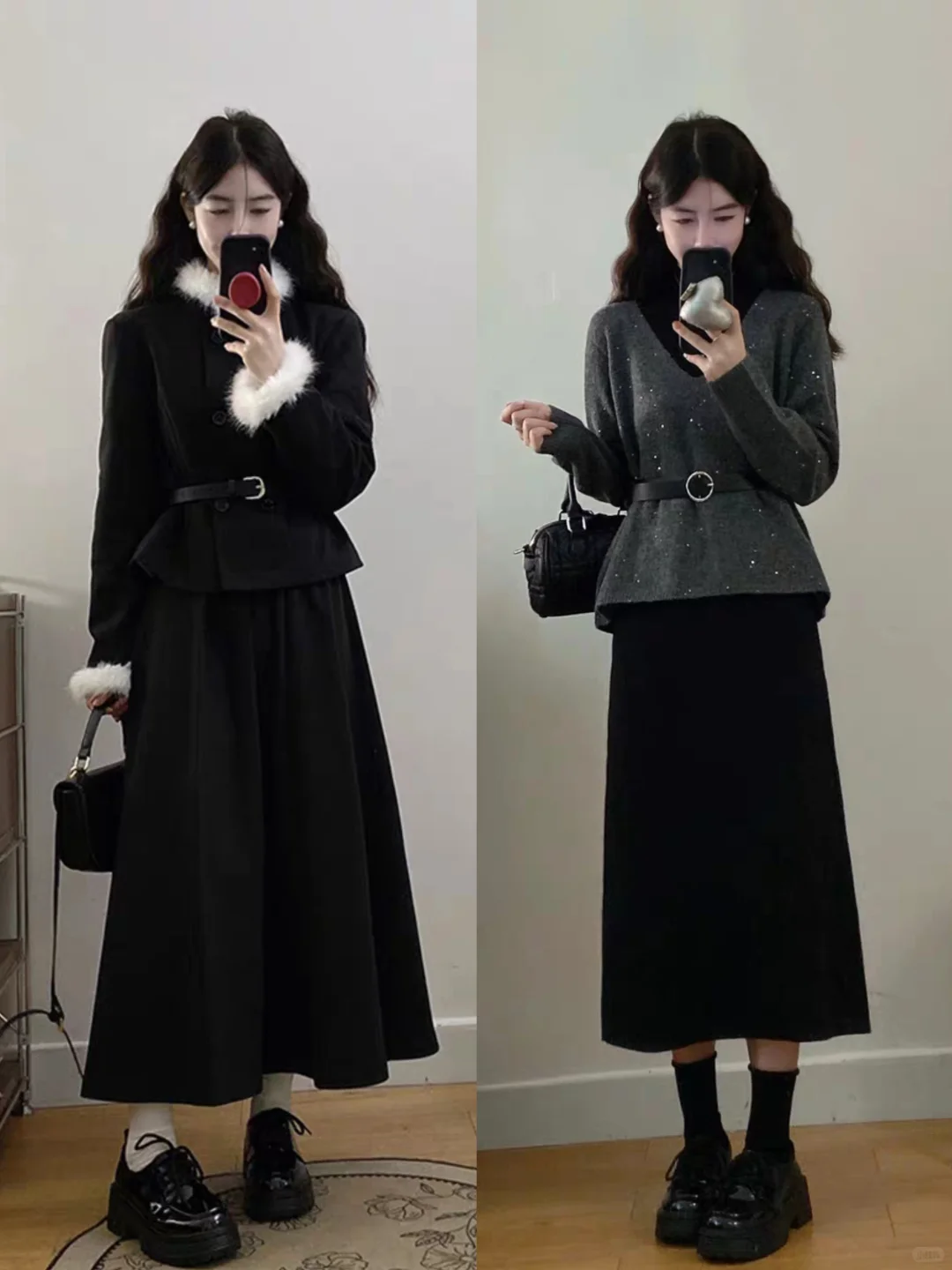 秋冬季女生想走温柔复古风怎么穿搭？