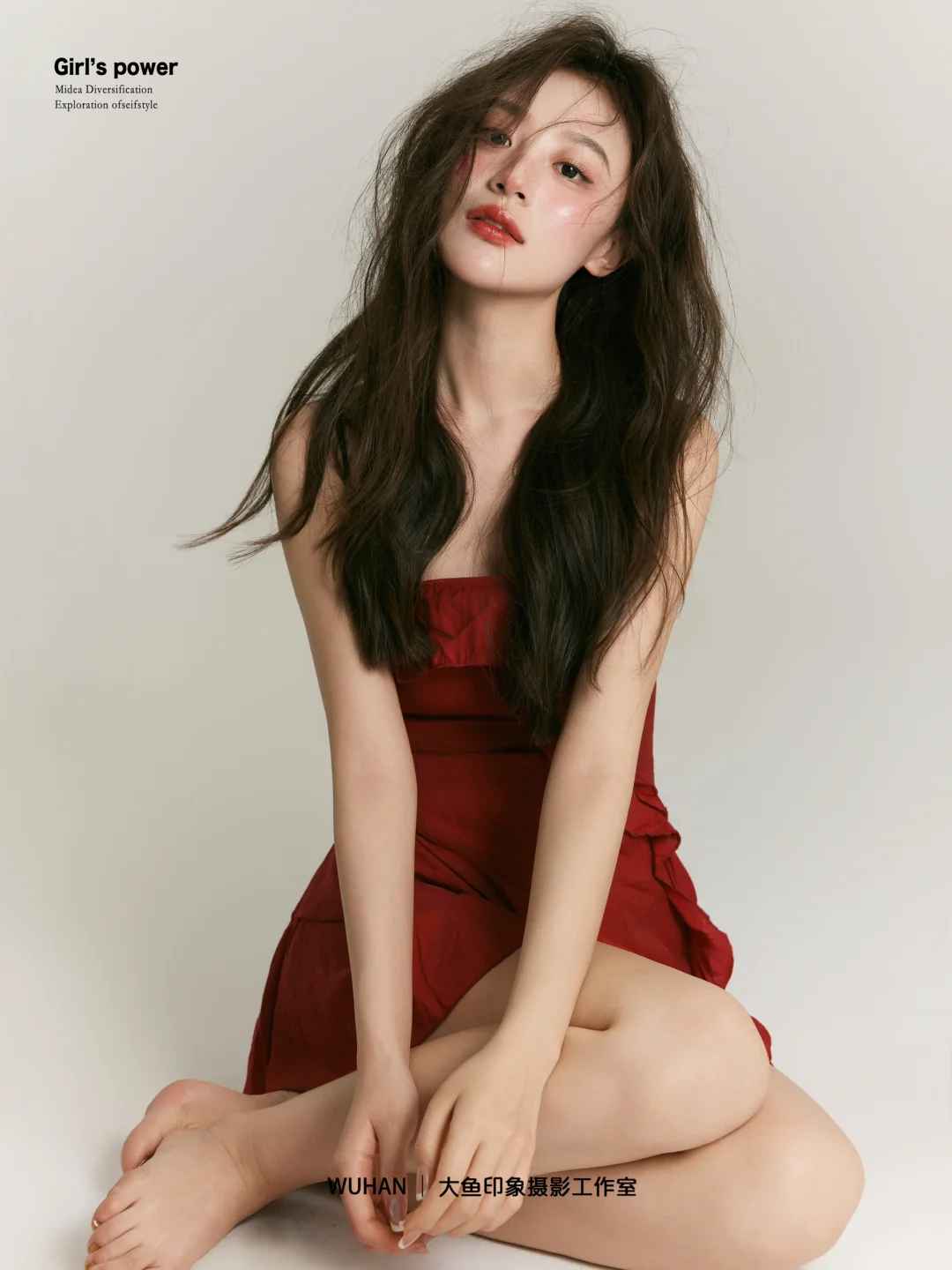 🍅•ᯅ•🍅 最喜欢番茄啦！夏日韩系少女肖像