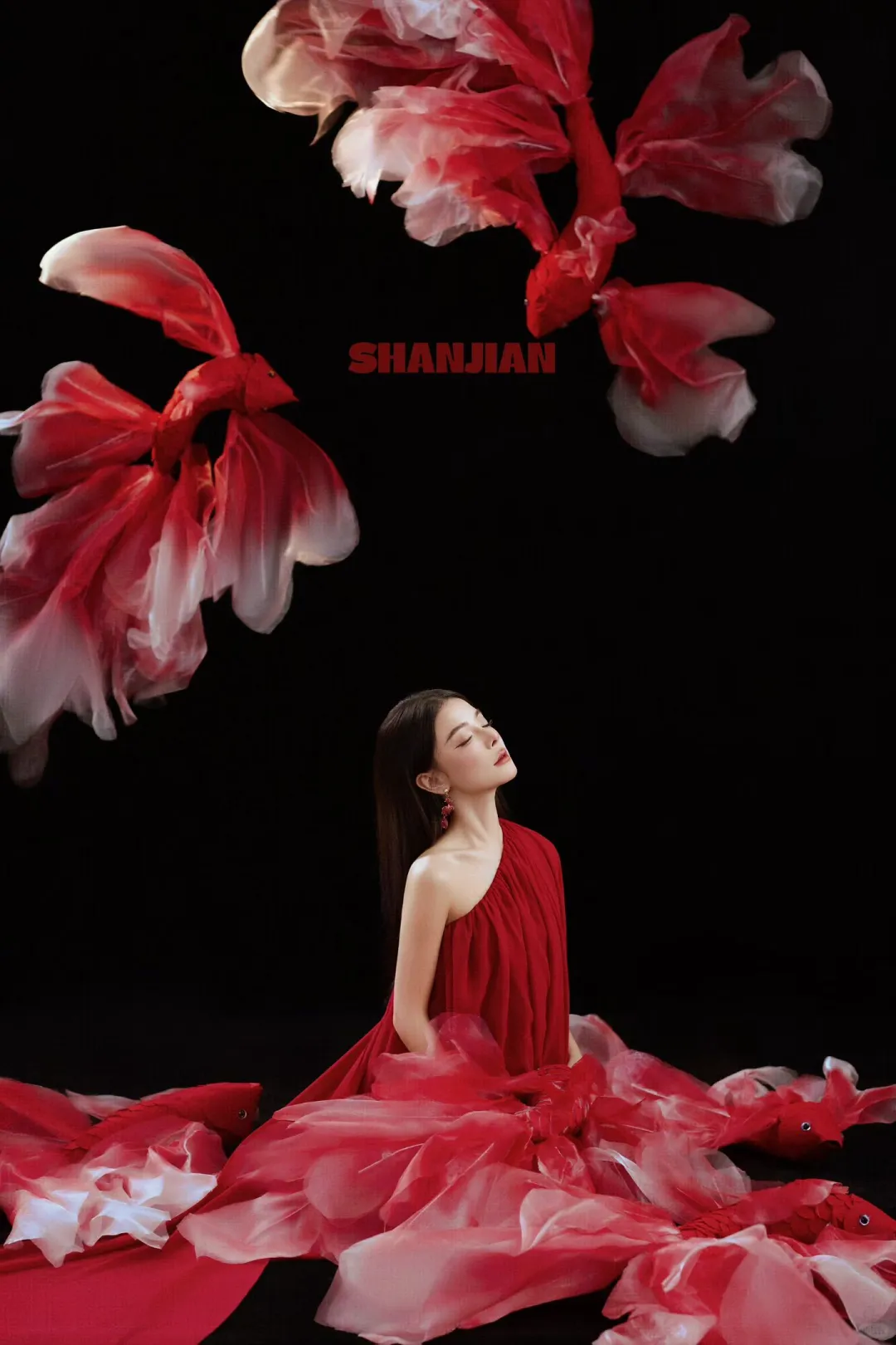 中式鸿运的锦鲤写真|东三省模特