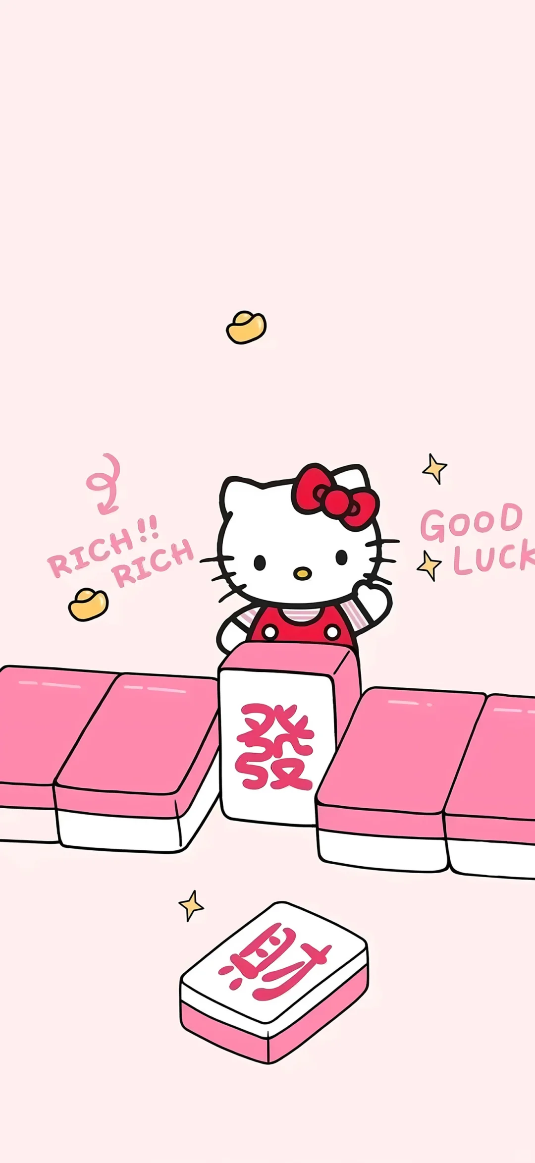 突然被这个壁纸治愈了！Hellokitty❤️