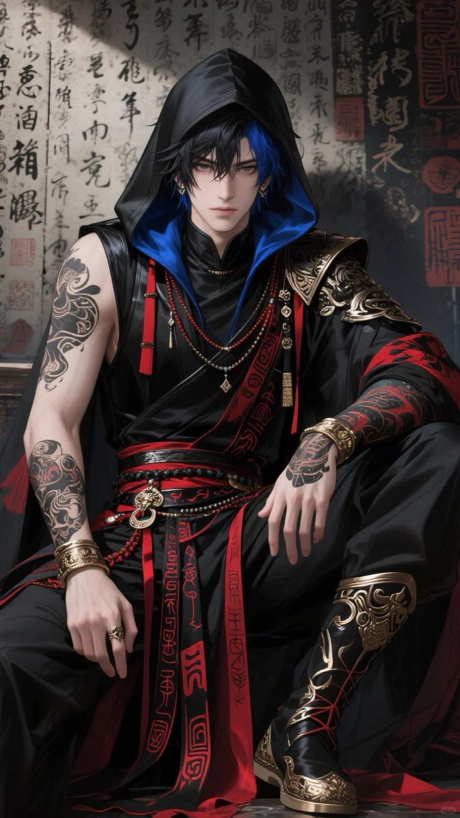 古风男神：暗夜侠影，解锁东方美学新潮流