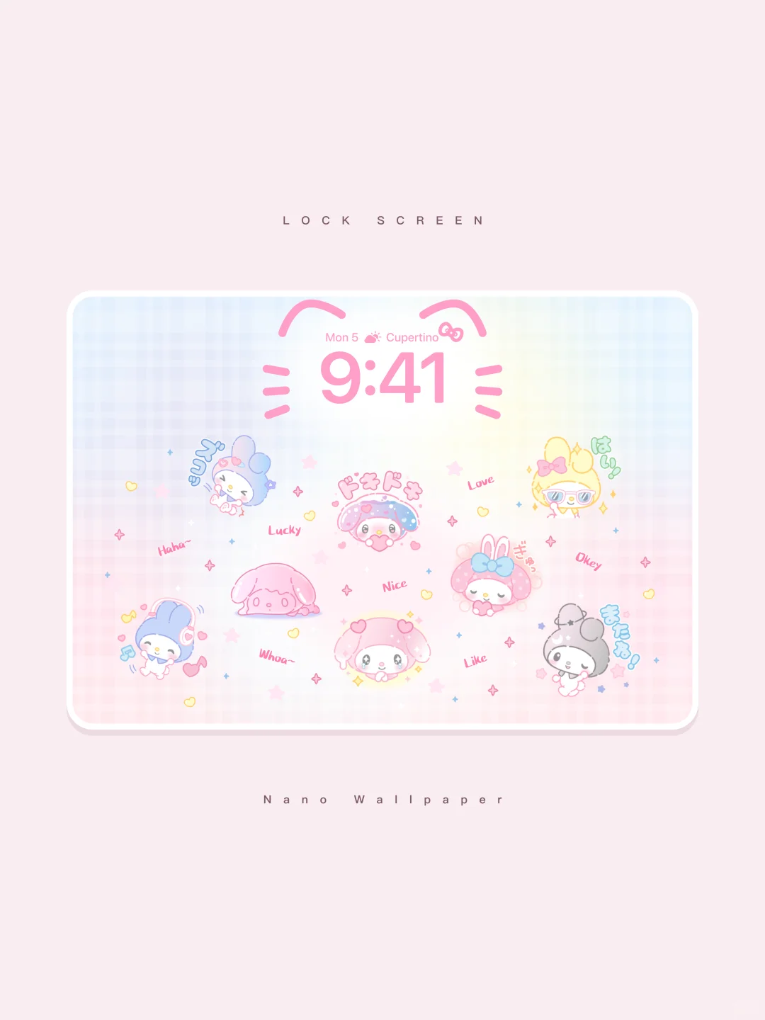 美乐蒂平板壁纸丨少女心壁纸