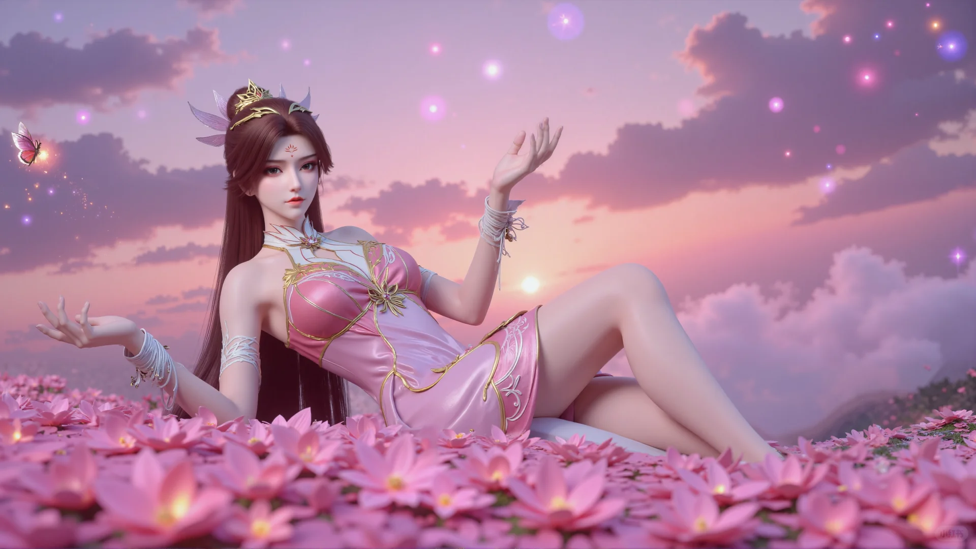 国漫女神《斗破苍穹》花锦