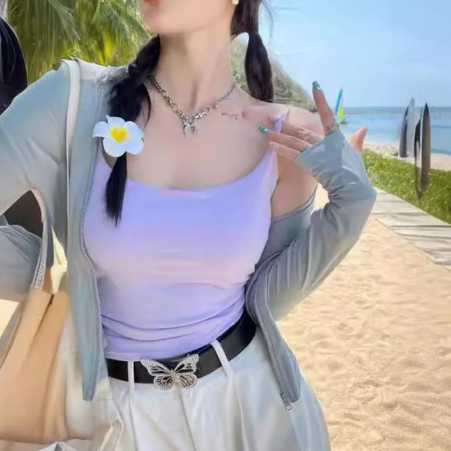 夏日必备💖纯欲穿搭吊带背心