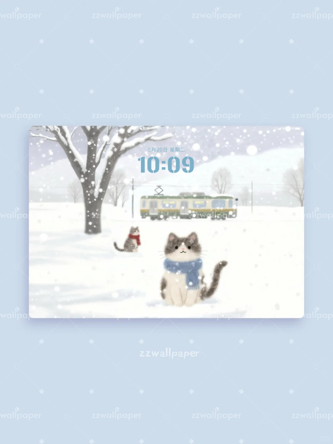 ❄️希望这个冬天爱与运气同在💖平板壁纸