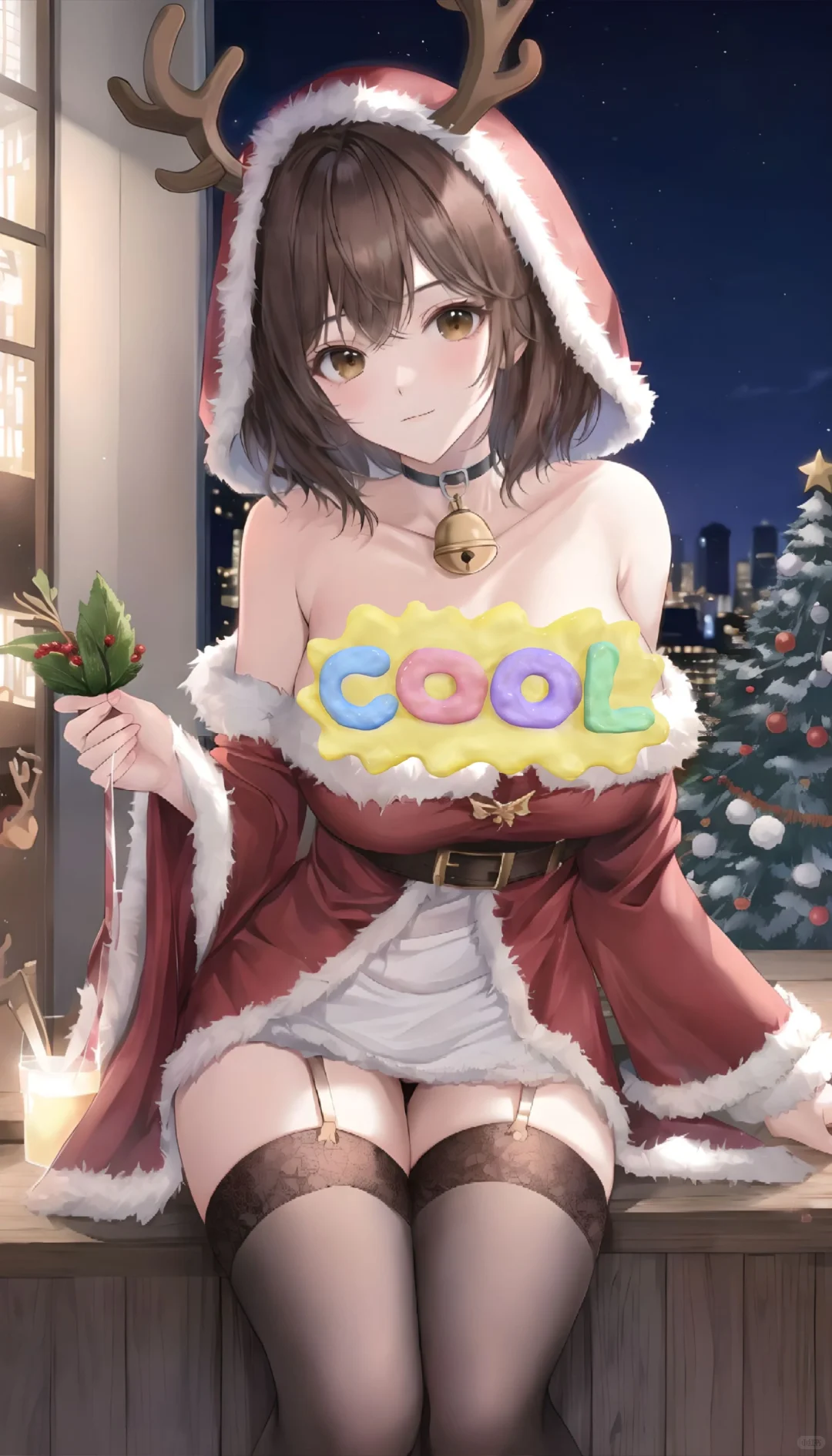 AI绘画之圣诞女友