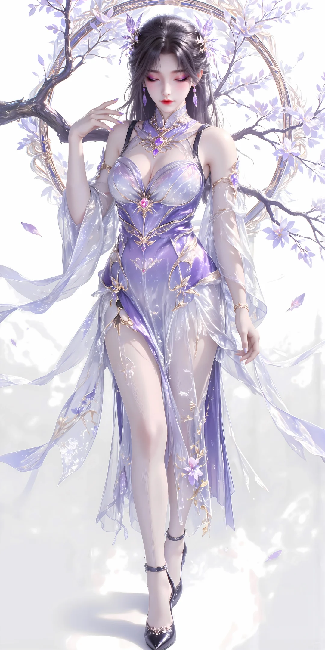 紫系女神7｜燕倾城，忧郁紫