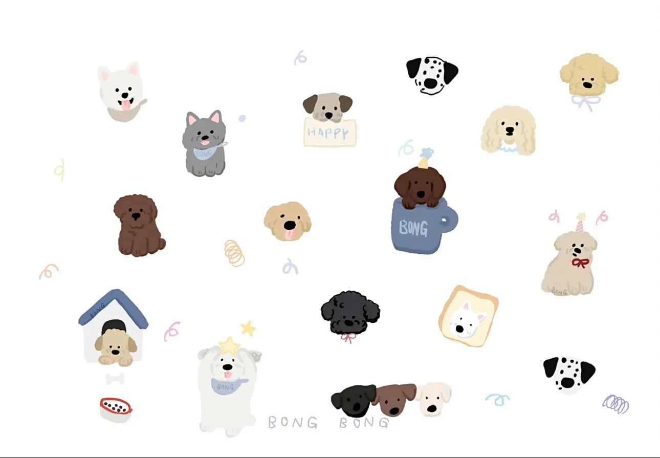 腊肠狗|电脑ipad壁纸套图✨