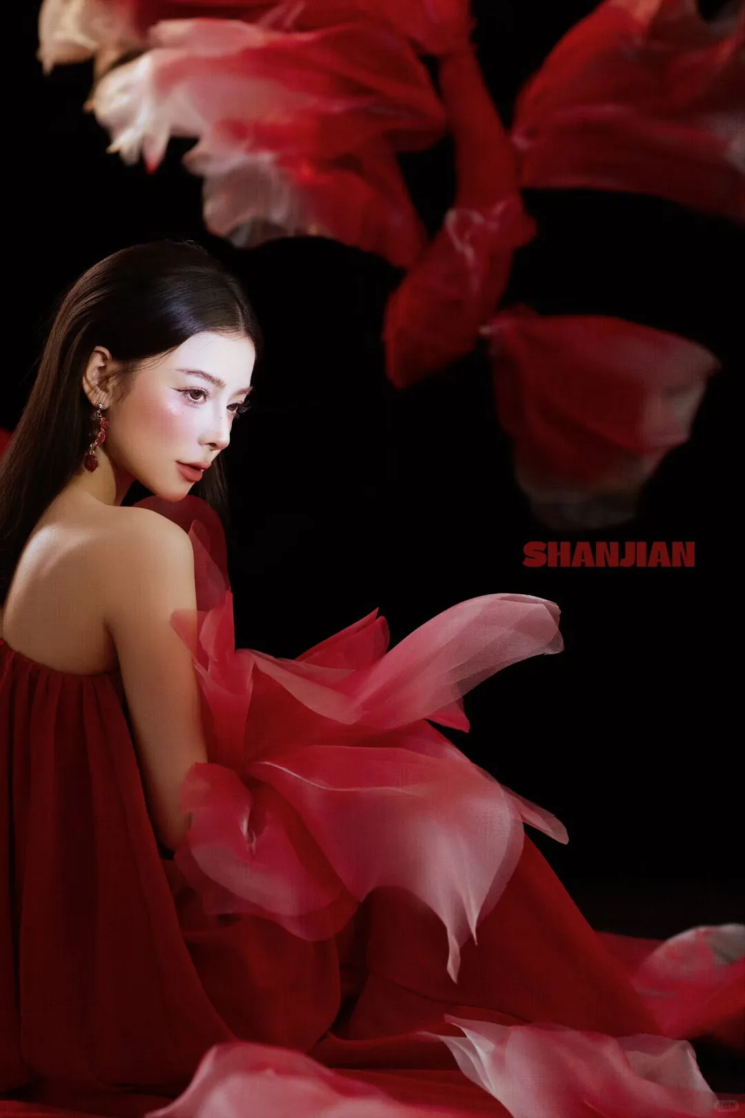 中式鸿运的锦鲤写真|东三省模特