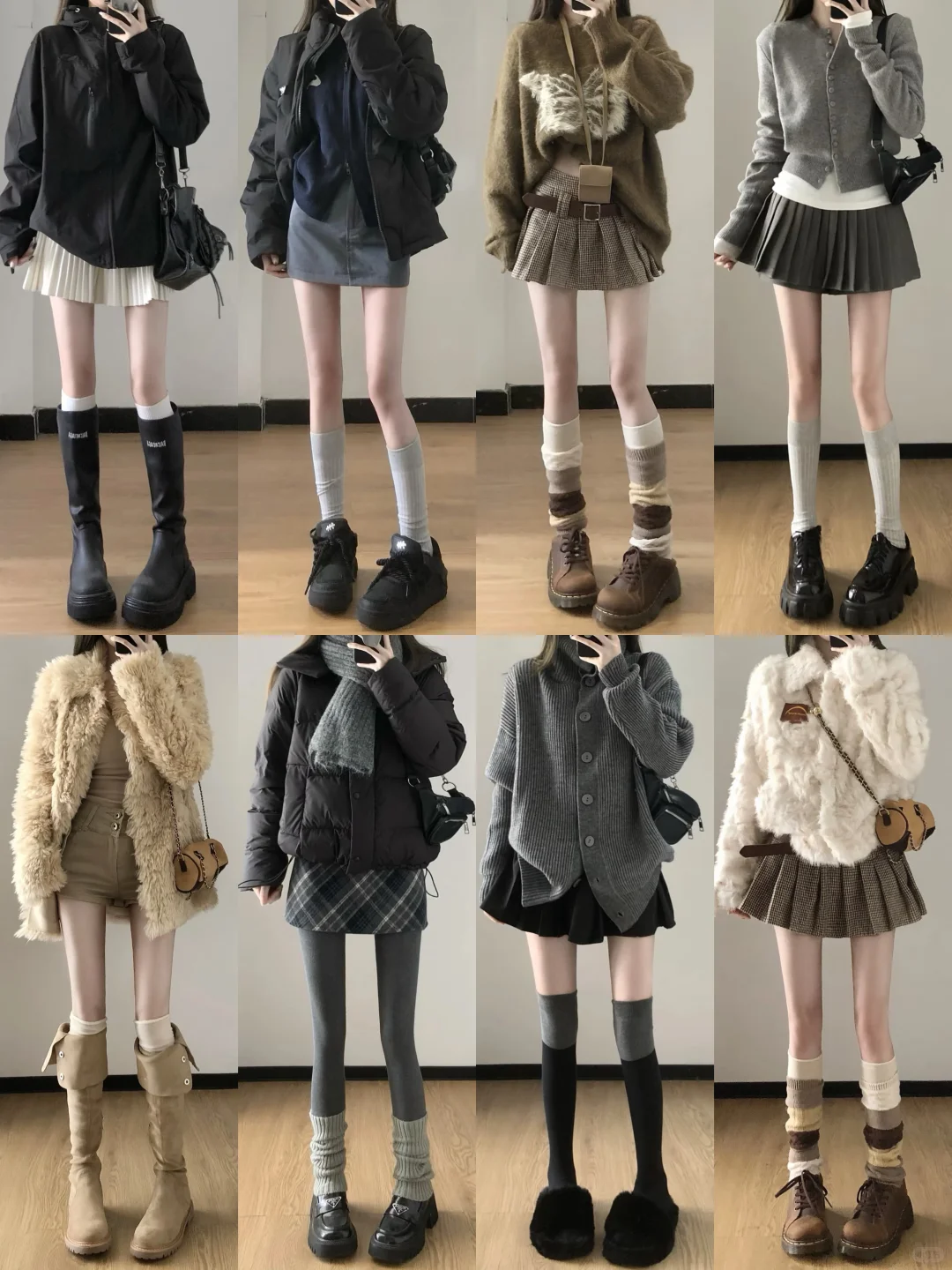 4⃣️8⃣️套秋冬打底裤穿搭｜光腿神器穿搭