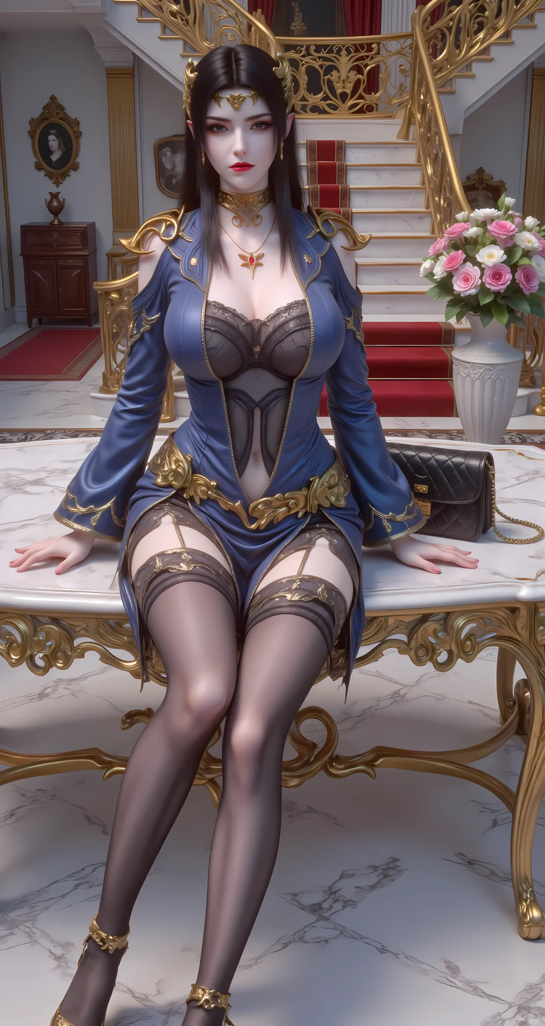 美杜莎和蓝色更配哦