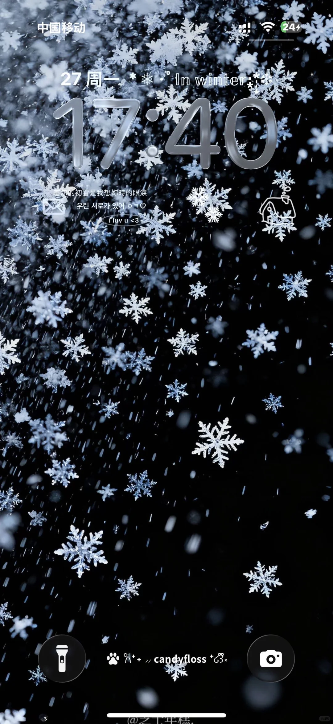 冬日深色系雪景壁纸❄️❄️