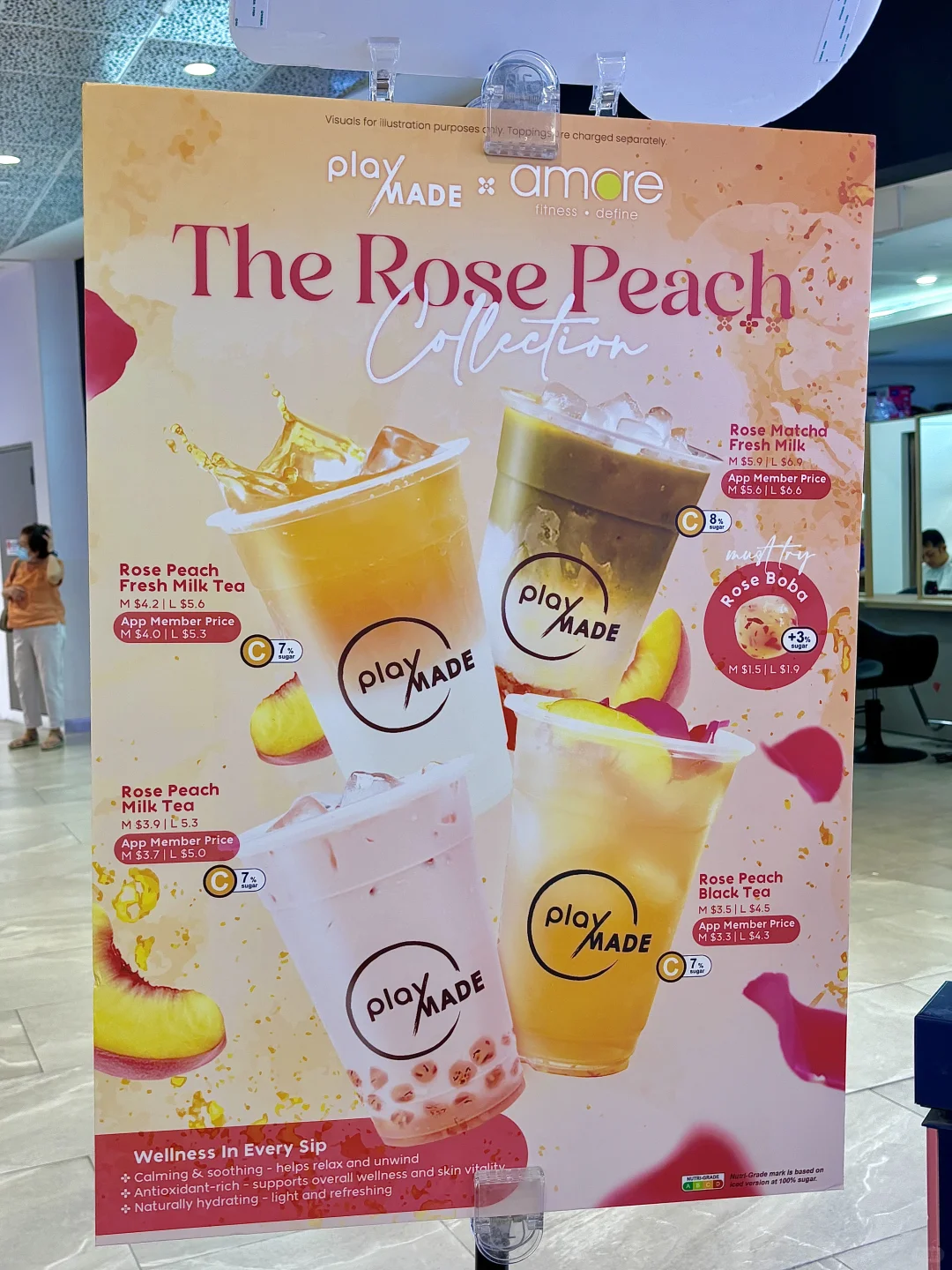 🇸🇬超美少女心饮品上线！玫瑰桃子系列必试