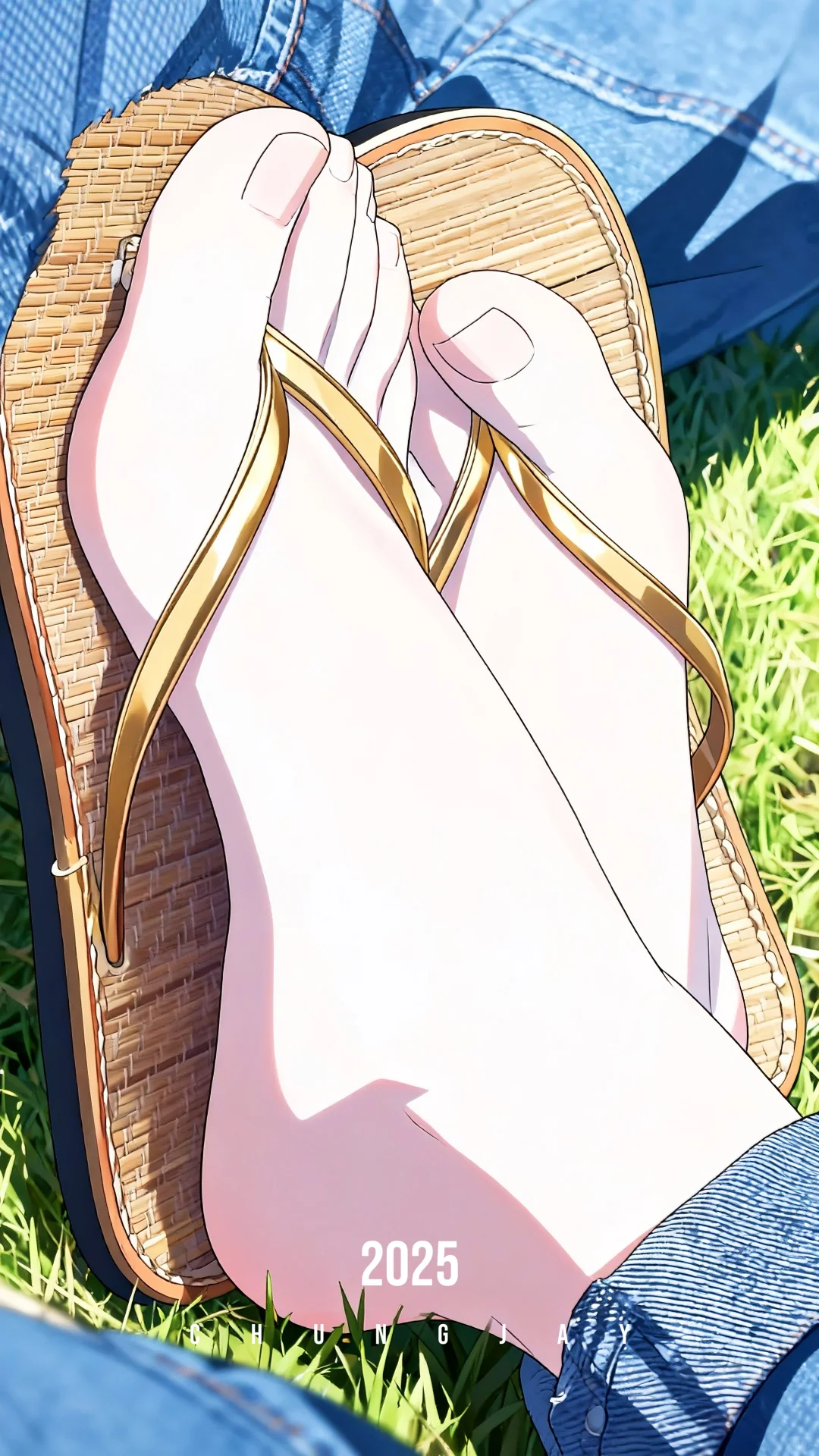 关于动漫中一些玉足的展示和画法