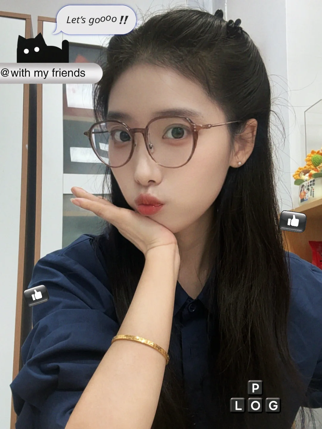 ootd｜蓝色衬衫好温柔🩵