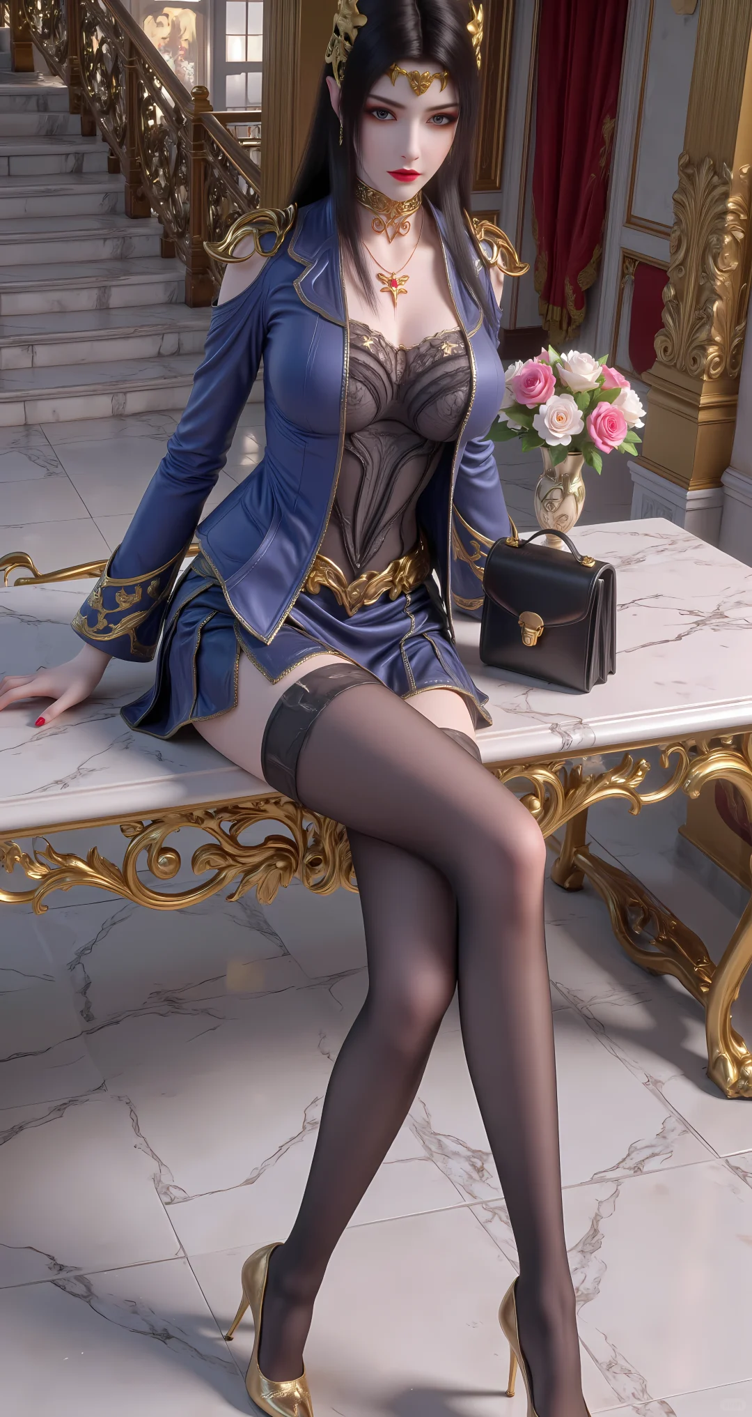 美杜莎和蓝色更配哦