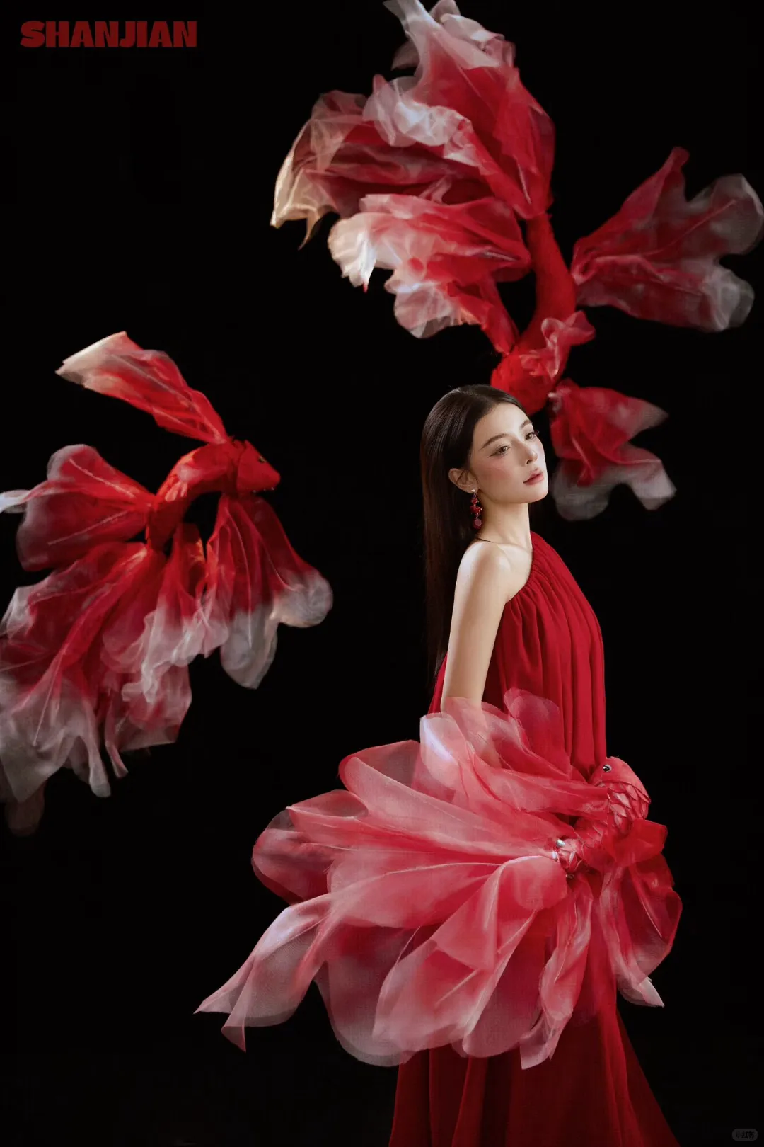 中式鸿运的锦鲤写真|东三省模特