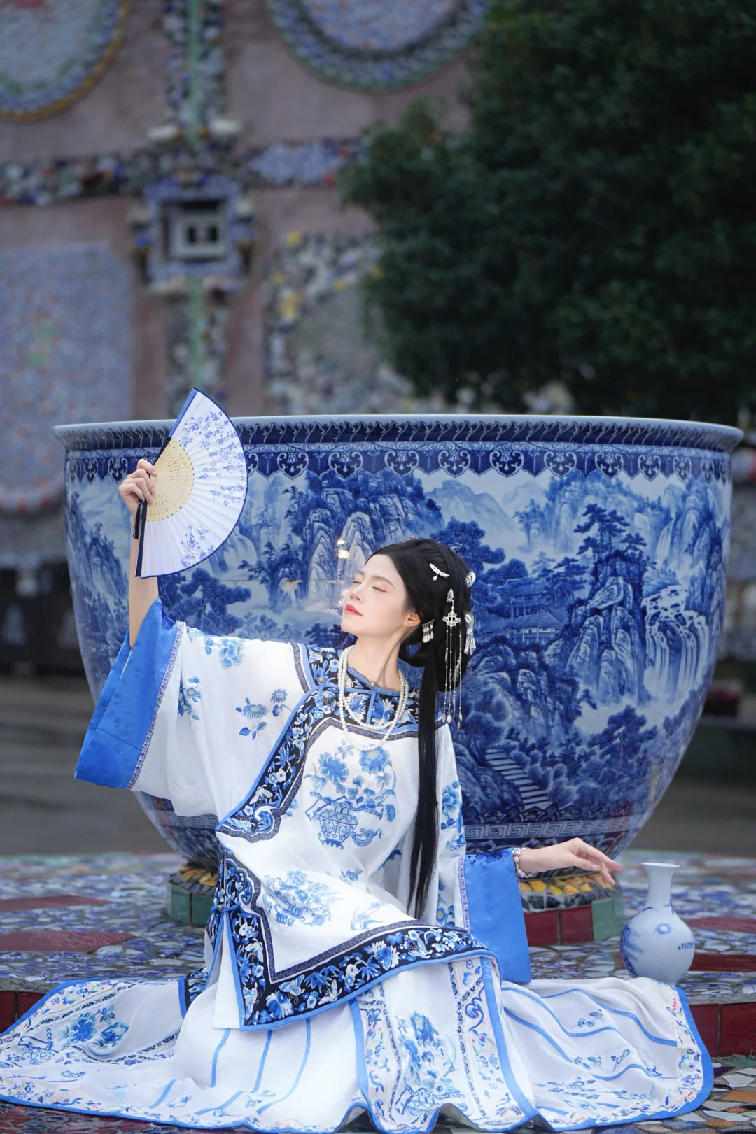 景德镇清汉女写真🔥、瓷宫被问爆的9️⃣机位