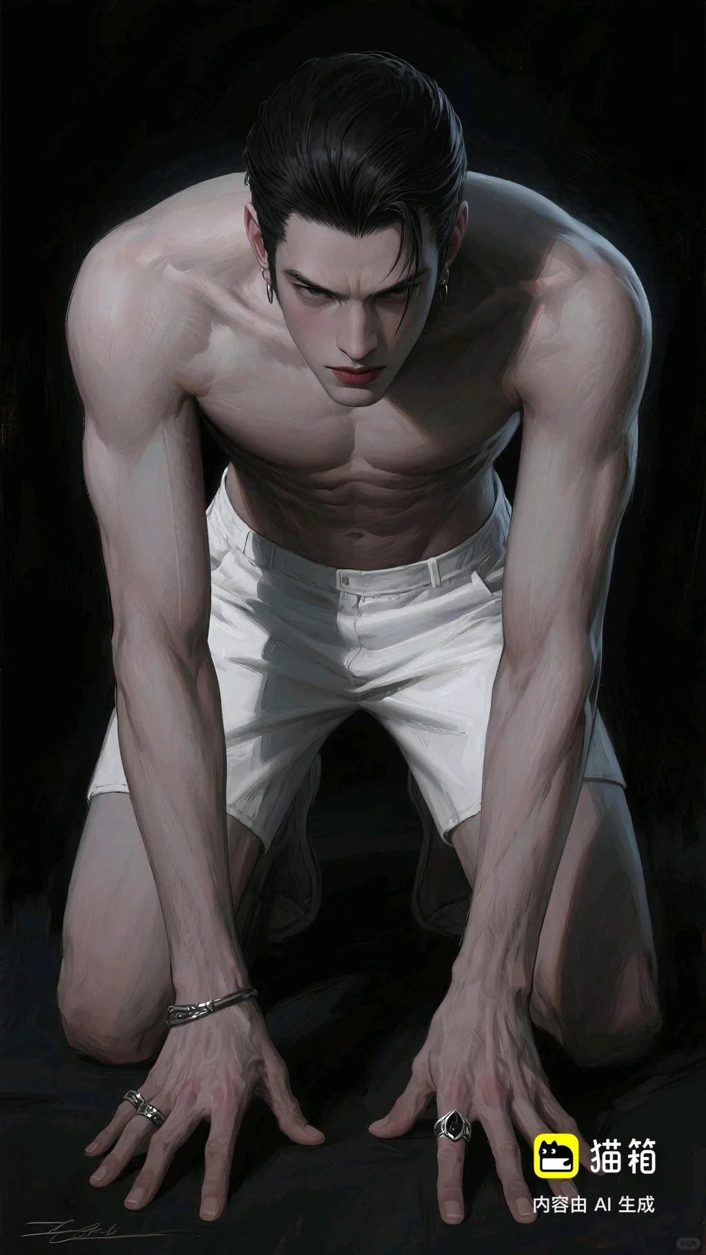 猫箱刷图，腹肌