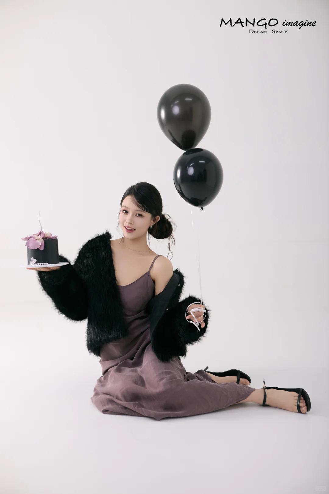 跟着露思拍韩系生日写真｜黑紫是永远的神