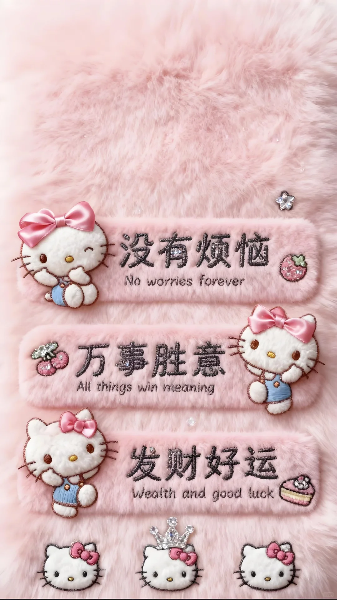 Hello kitty 软绵绵壁纸/冬日专属