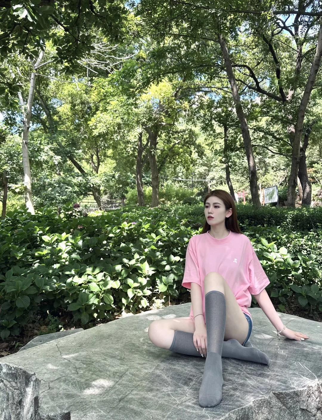 我宣布！灰色小腿袜就是显腿细的神！