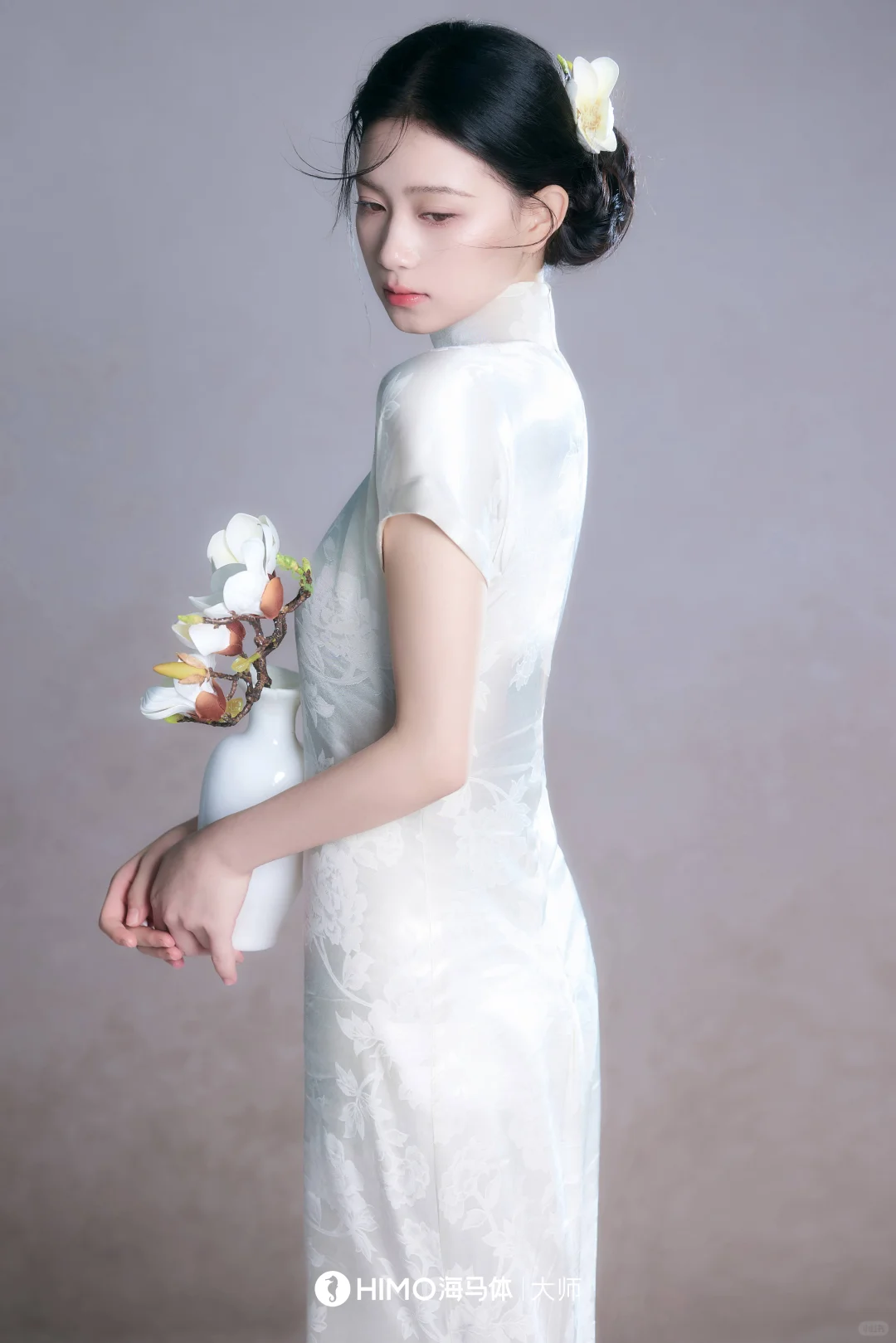 旗袍写真l月色凝脂，是谁家清冷白月光
