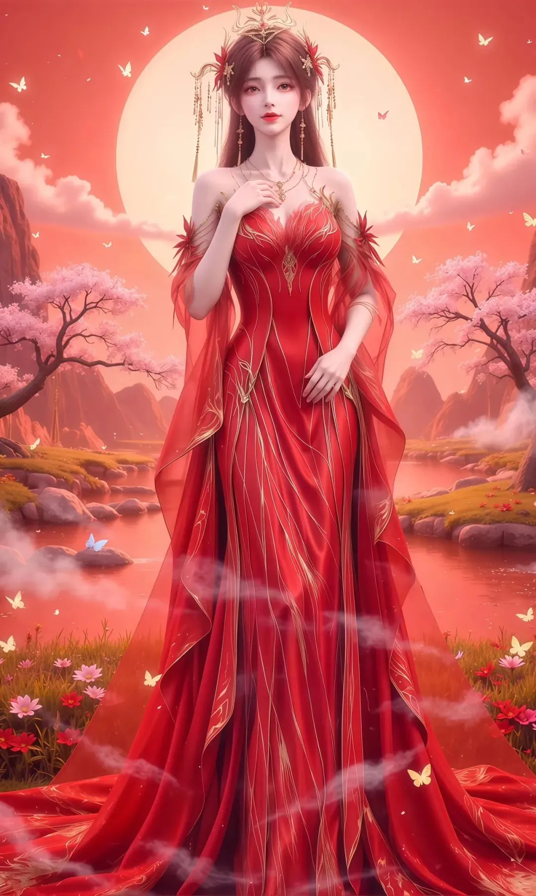 国漫女神火灵儿，上古时期的女神，绝美！！