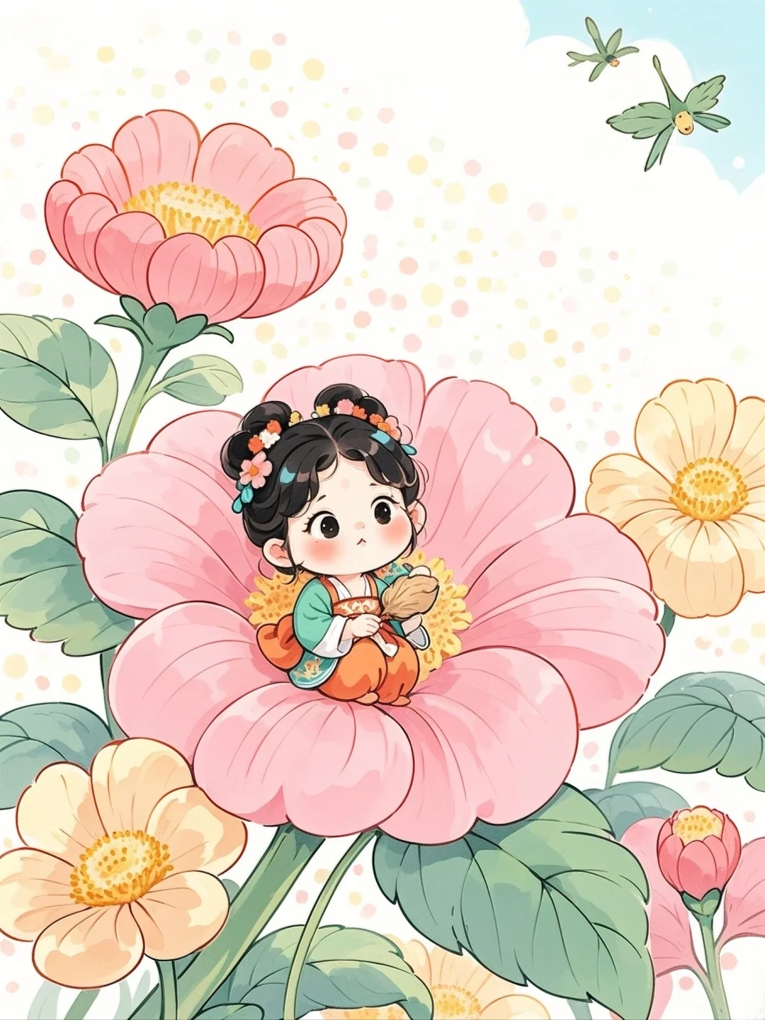 可爱的小花仙子 | 壁纸