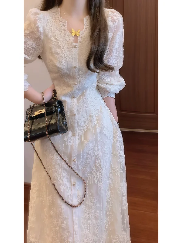 温柔法式仙女裙👗✨