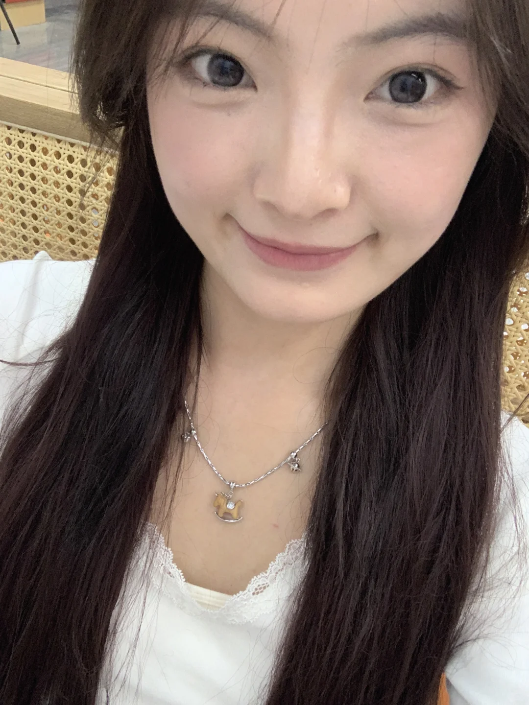 🎠方圆脸真的离不开项链