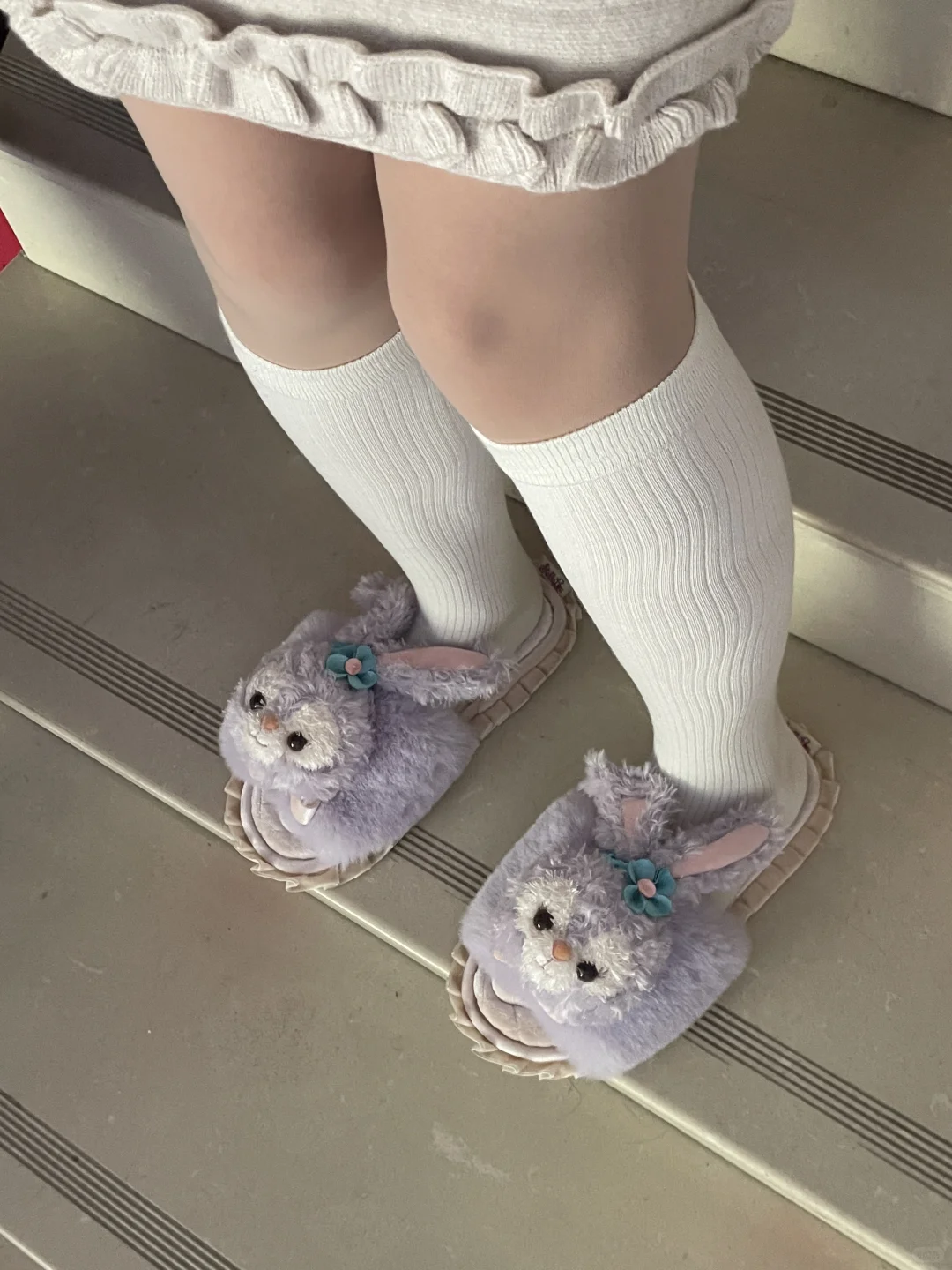 小腿袜真的很可爱呀！