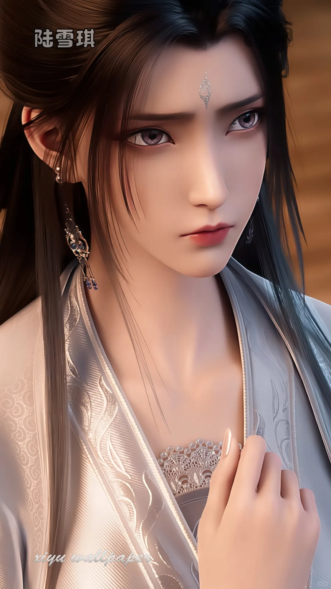 心绪不宁的雪琪