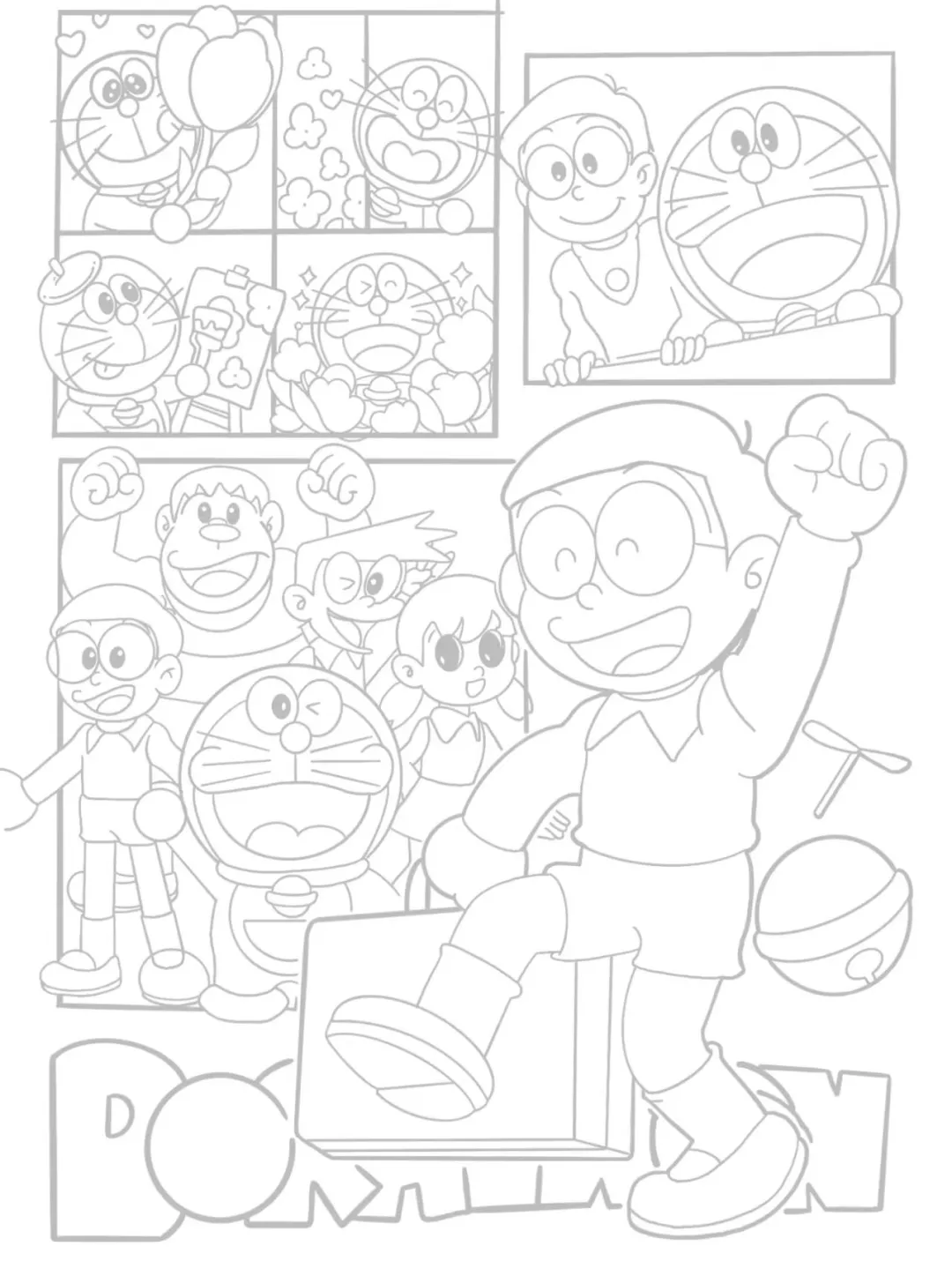 卡通绘画素材分享