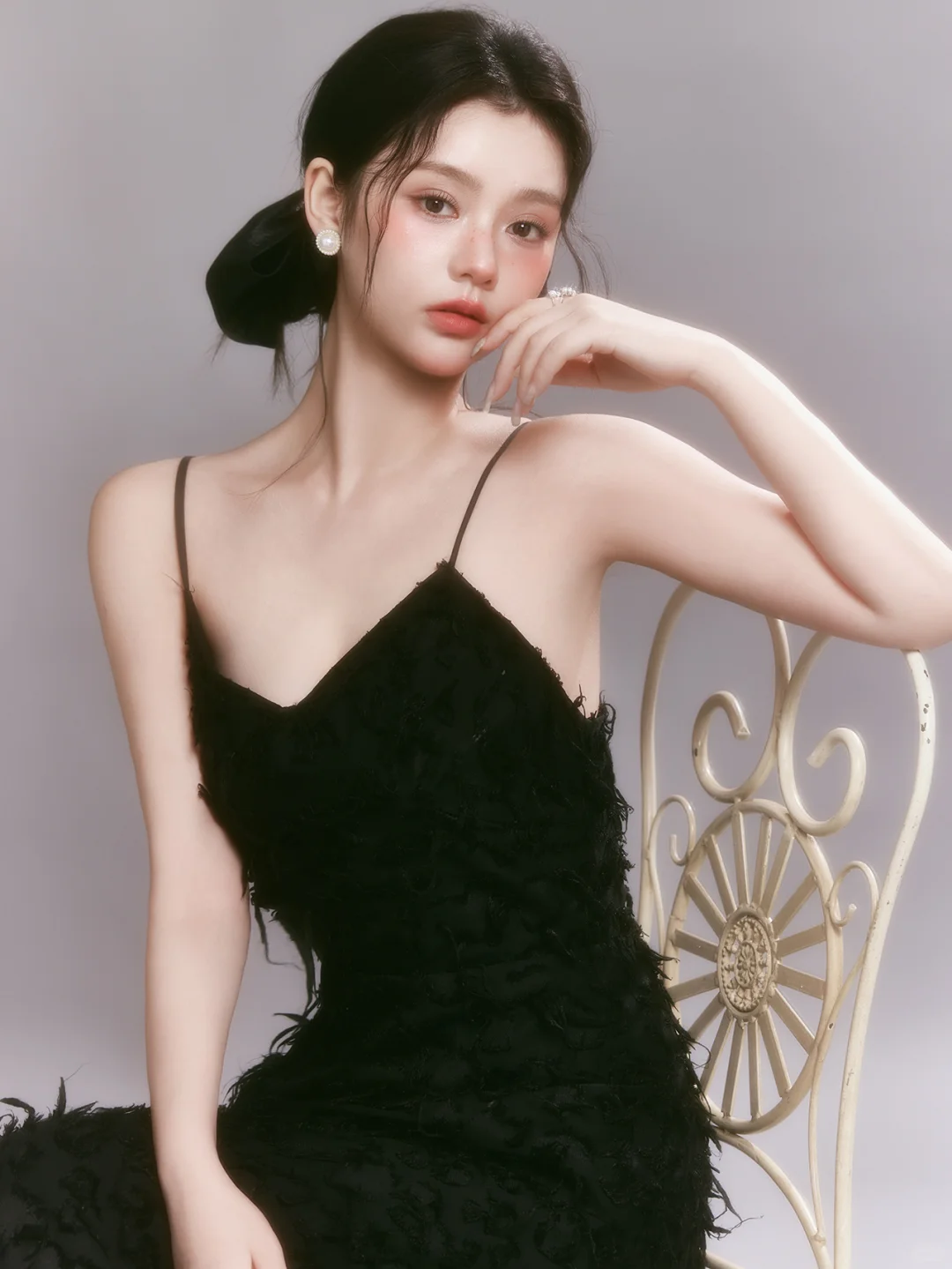 今天是韩系公主～🖤妥妥的富家千金即视感